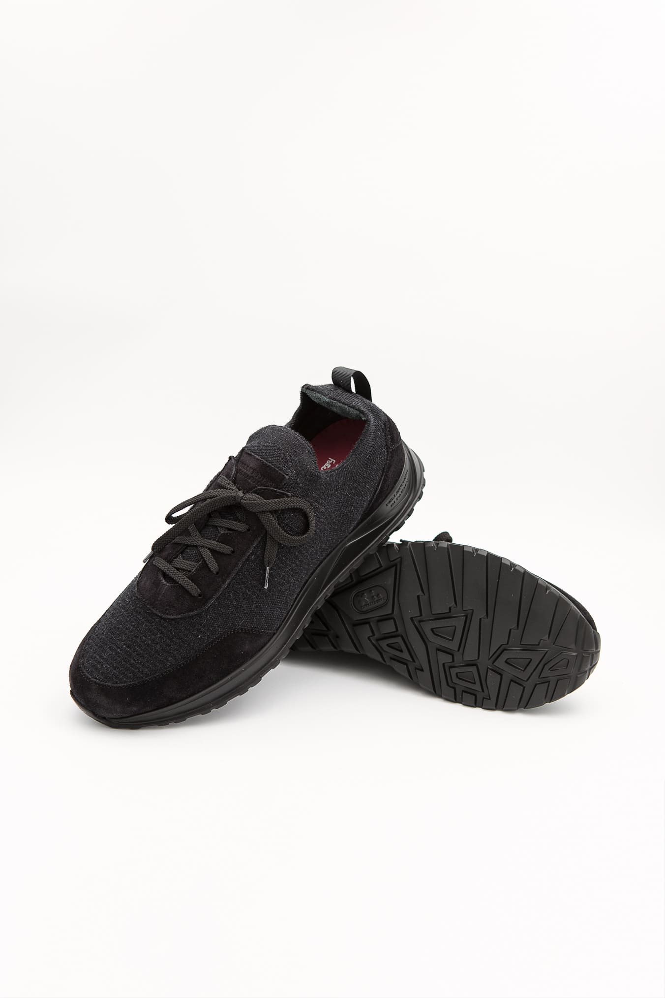 PELLETTIERI DI PARMA Sneaker Calzino Cashmere Lana Nero