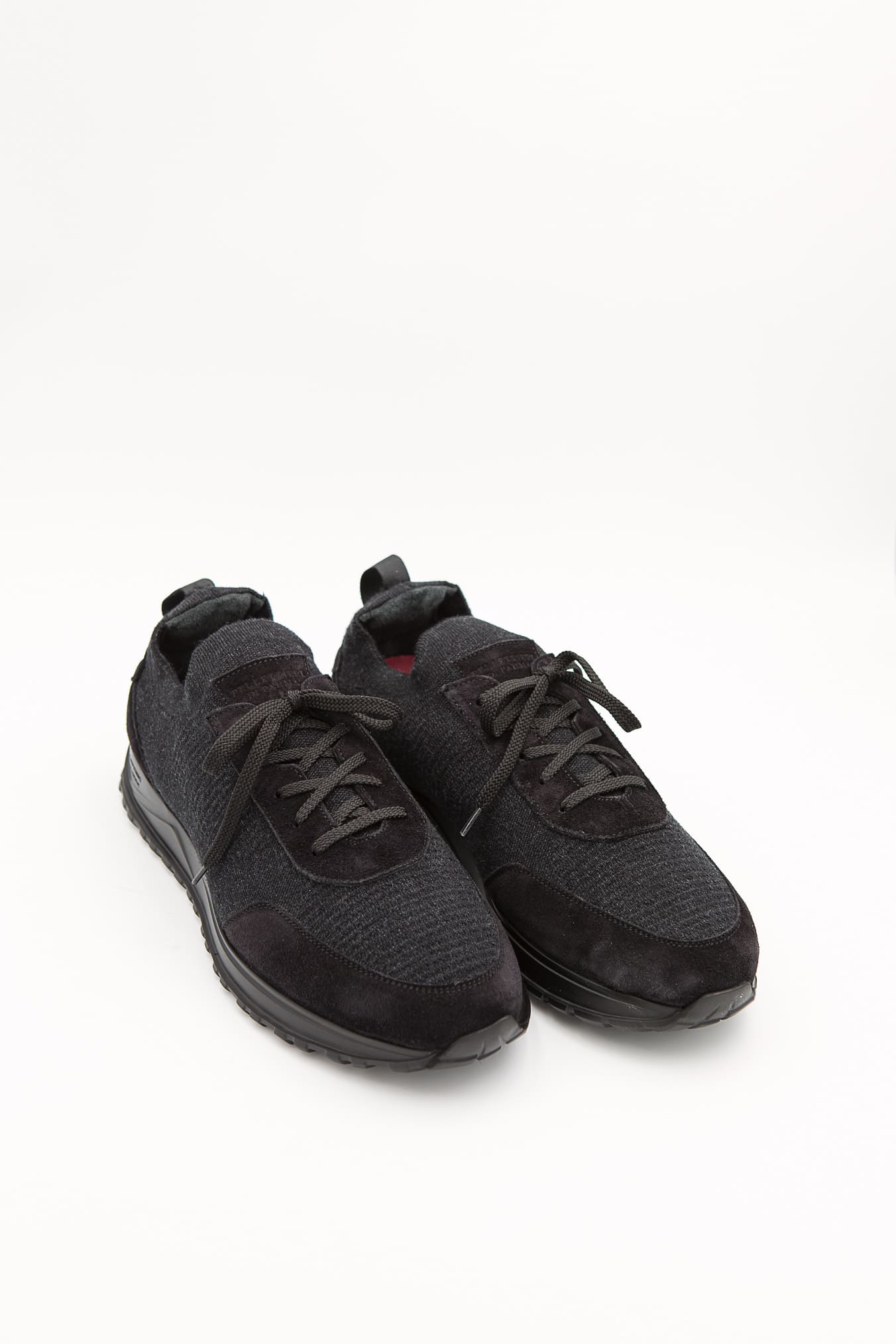 PELLETTIERI DI PARMA Sneaker Calzino Cashmere Lana Nero