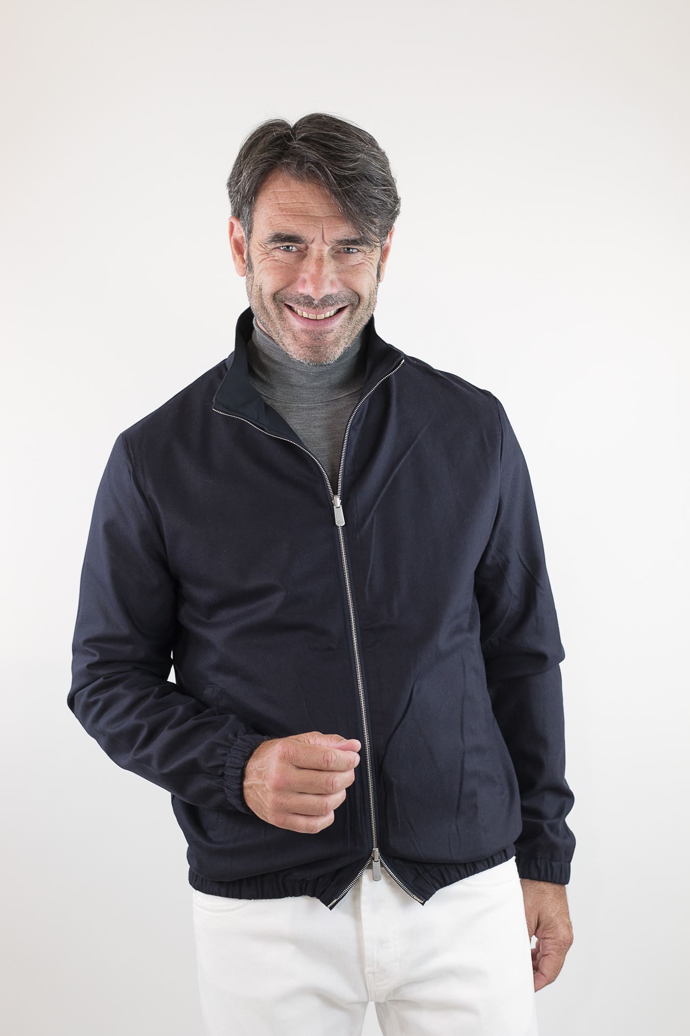 PESCAROLO Giubbino Forzad Reversibile Blu