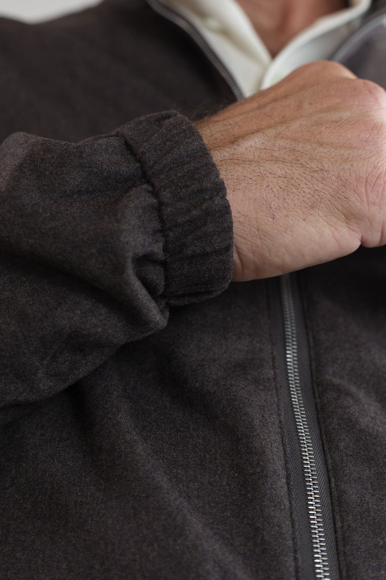 PESCAROLO Giubbino Forzad Reversibile Marrone