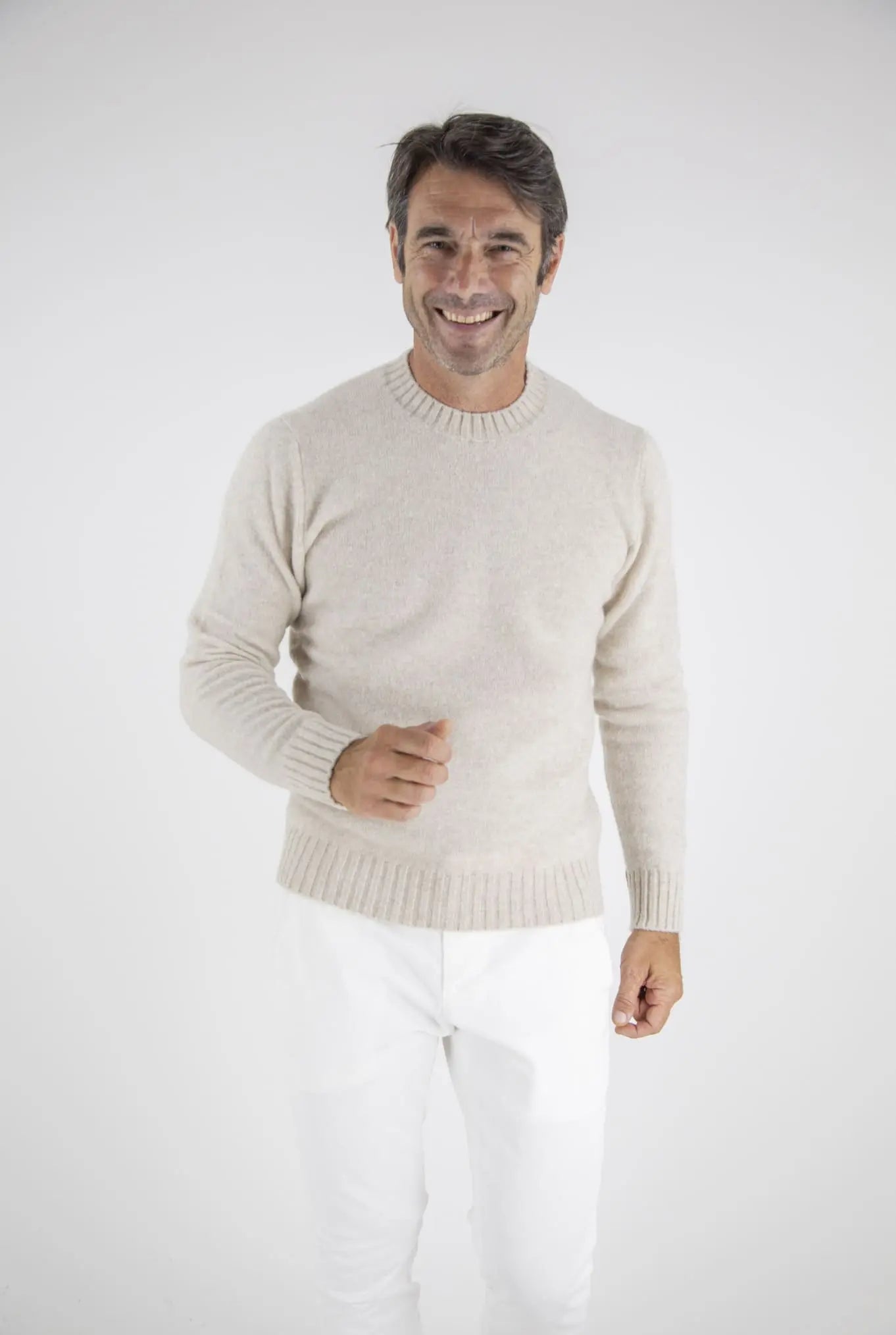PIACENZA CASHMERE Girocollo Cashmere e Seta Burro