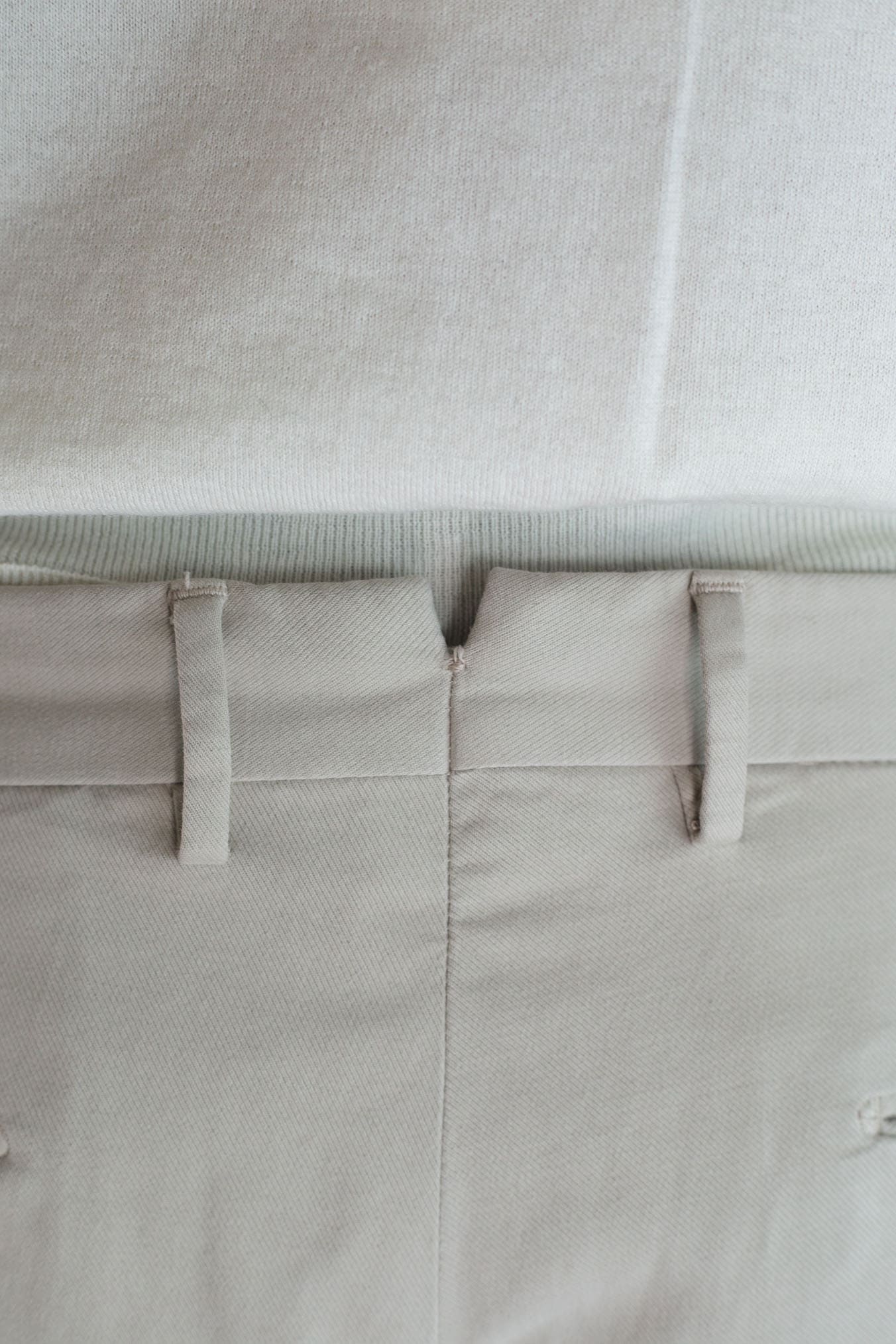 PT Pantaloni Cotone Cashmere Beige Chiaro