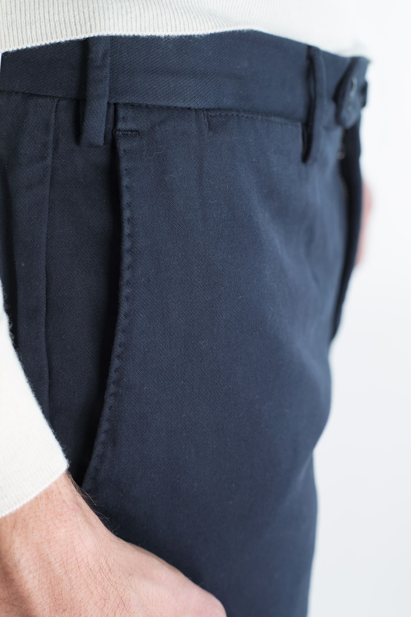 PT Pantaloni Cotone Cashmere Blu Navy