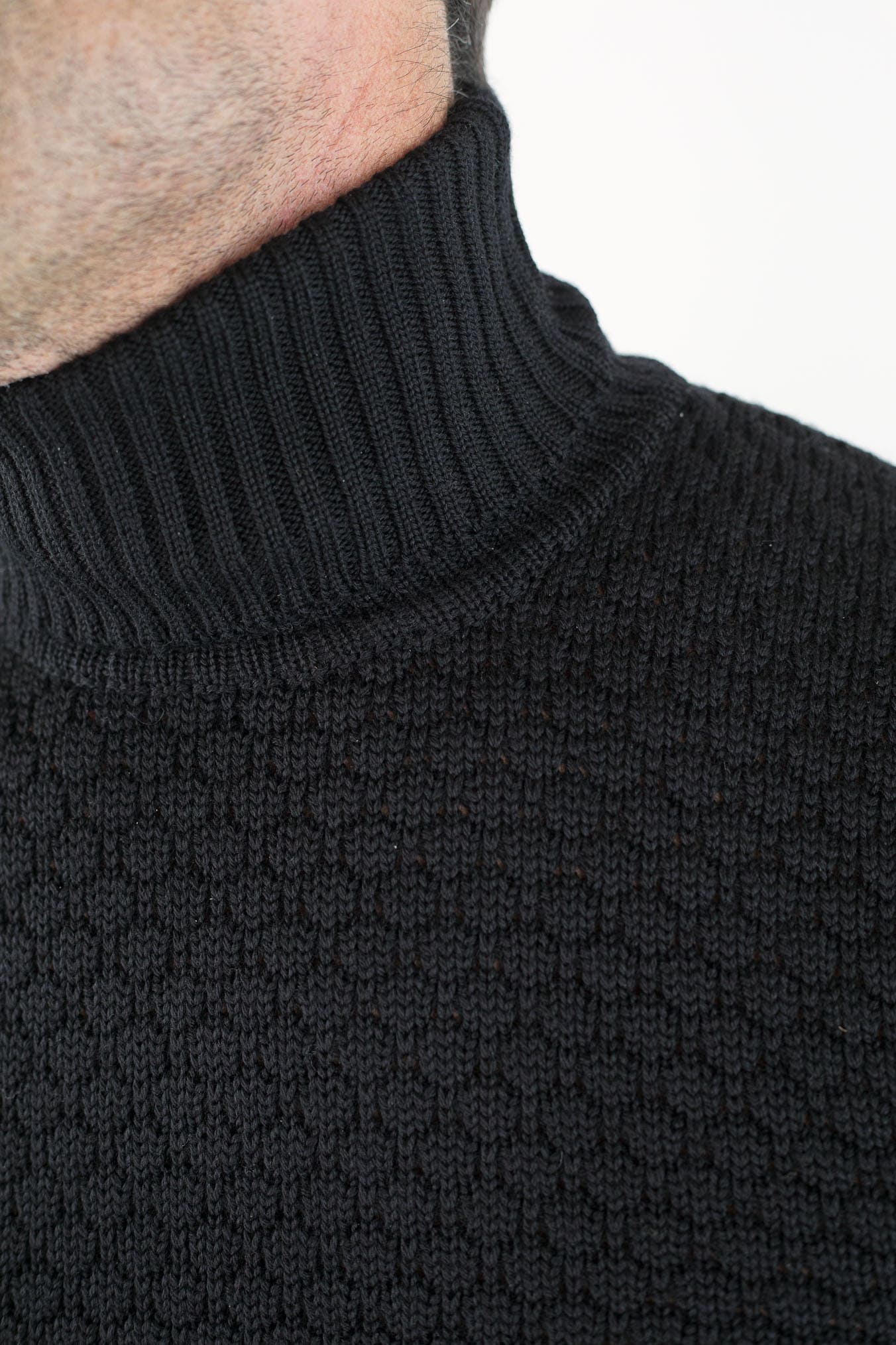 RAKKI' Dolcevita "Hubbel" Nido D'Ape Merinos Nero