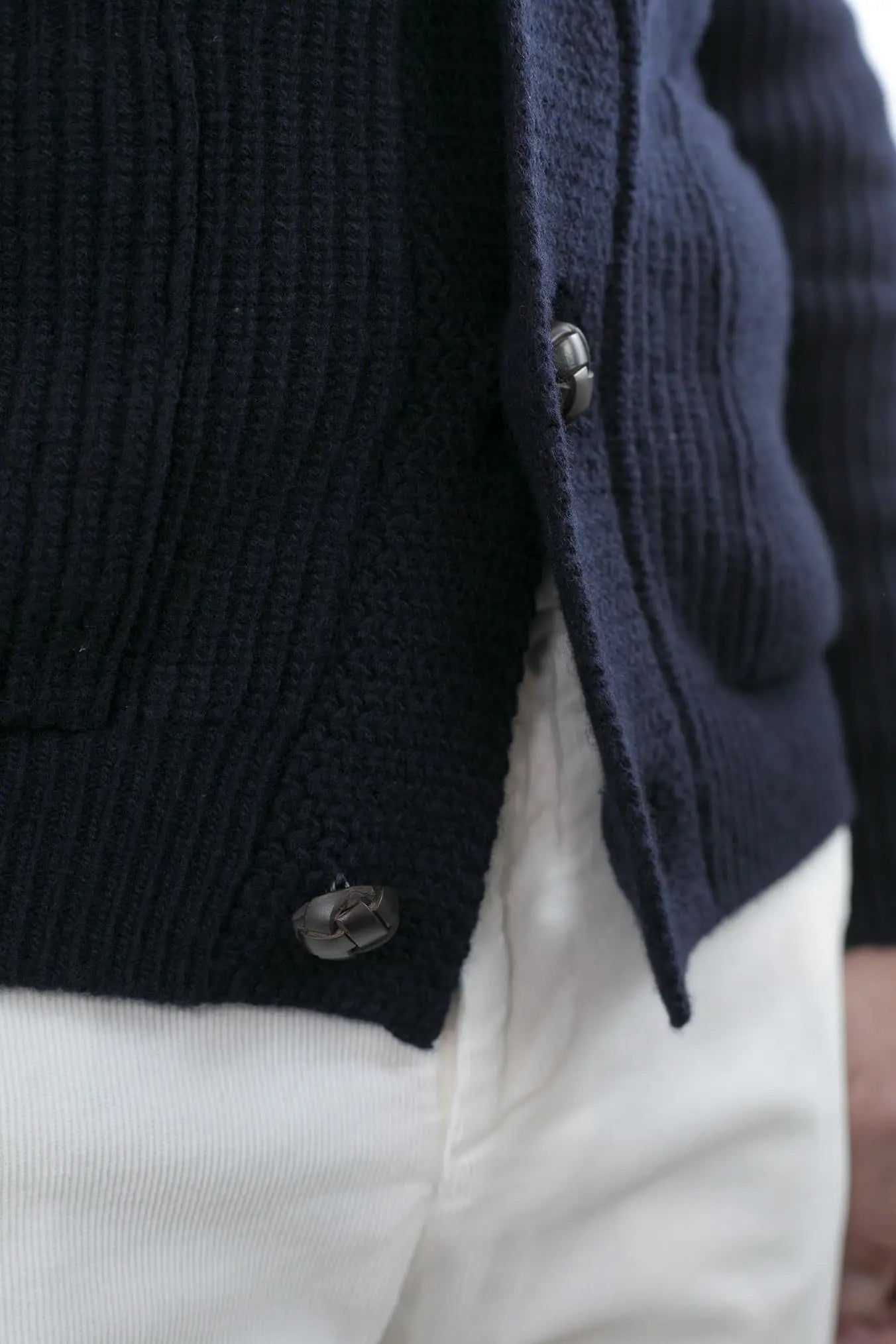 RAKKI' Cardigan mod.Renegade Steve McQueen '68 Blu Notte