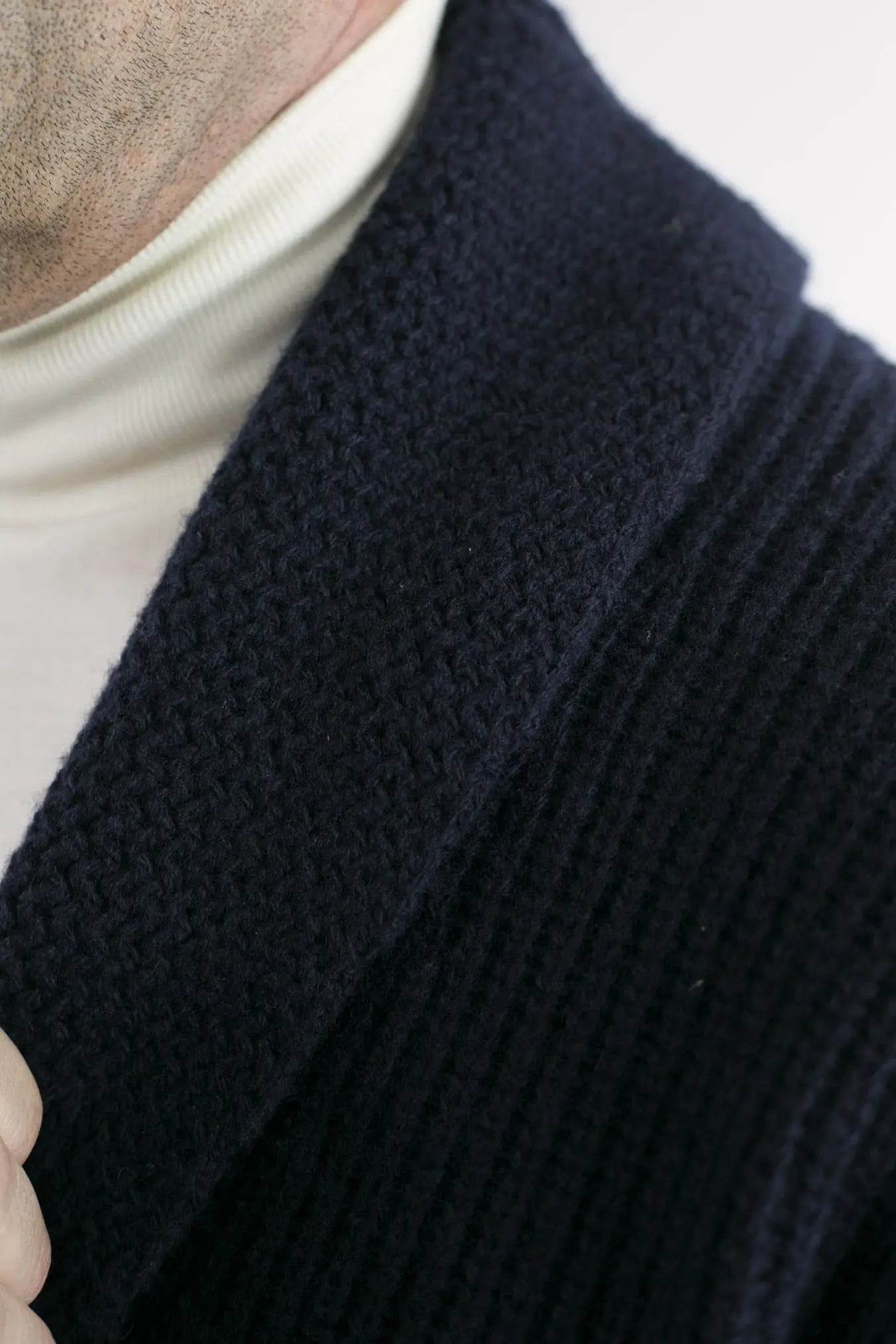 RAKKI' Cardigan mod.Renegade Steve McQueen '68 Blu Notte