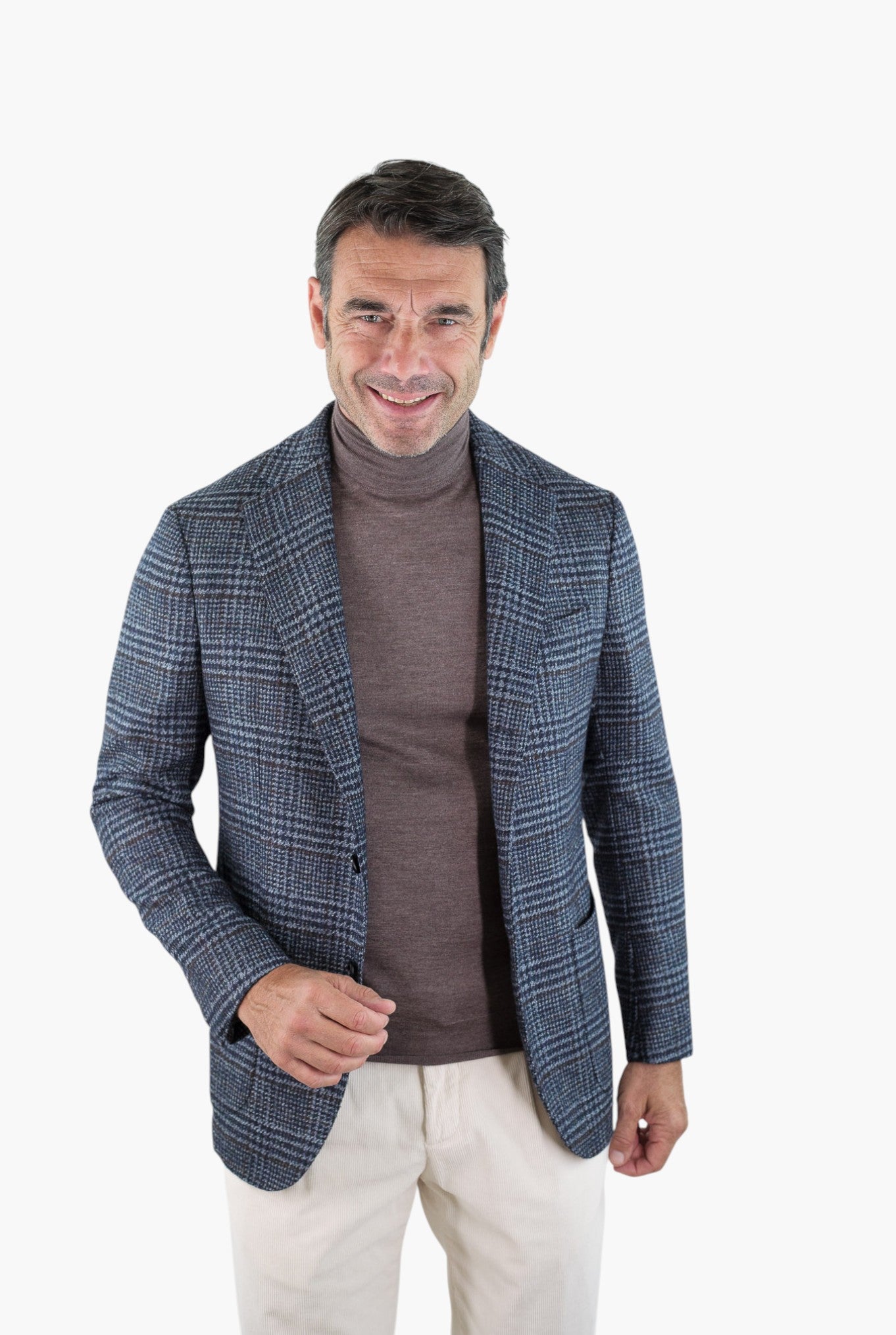 SARTORIO Giacca Galles Sartorio Blu Riga Marrone