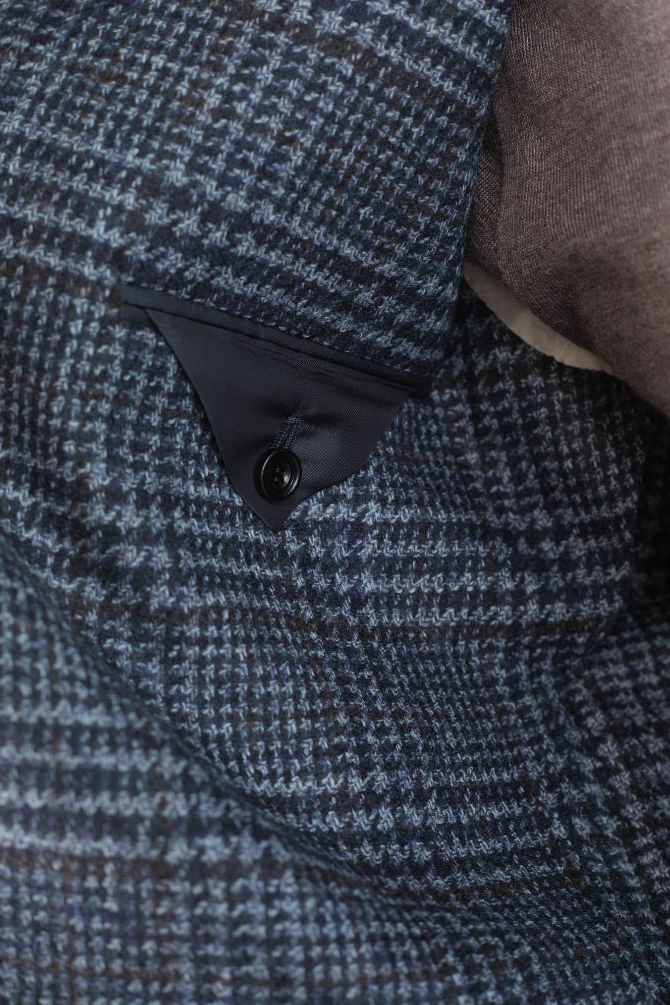 SARTORIO Giacca Galles Sartorio Blu Riga Marrone