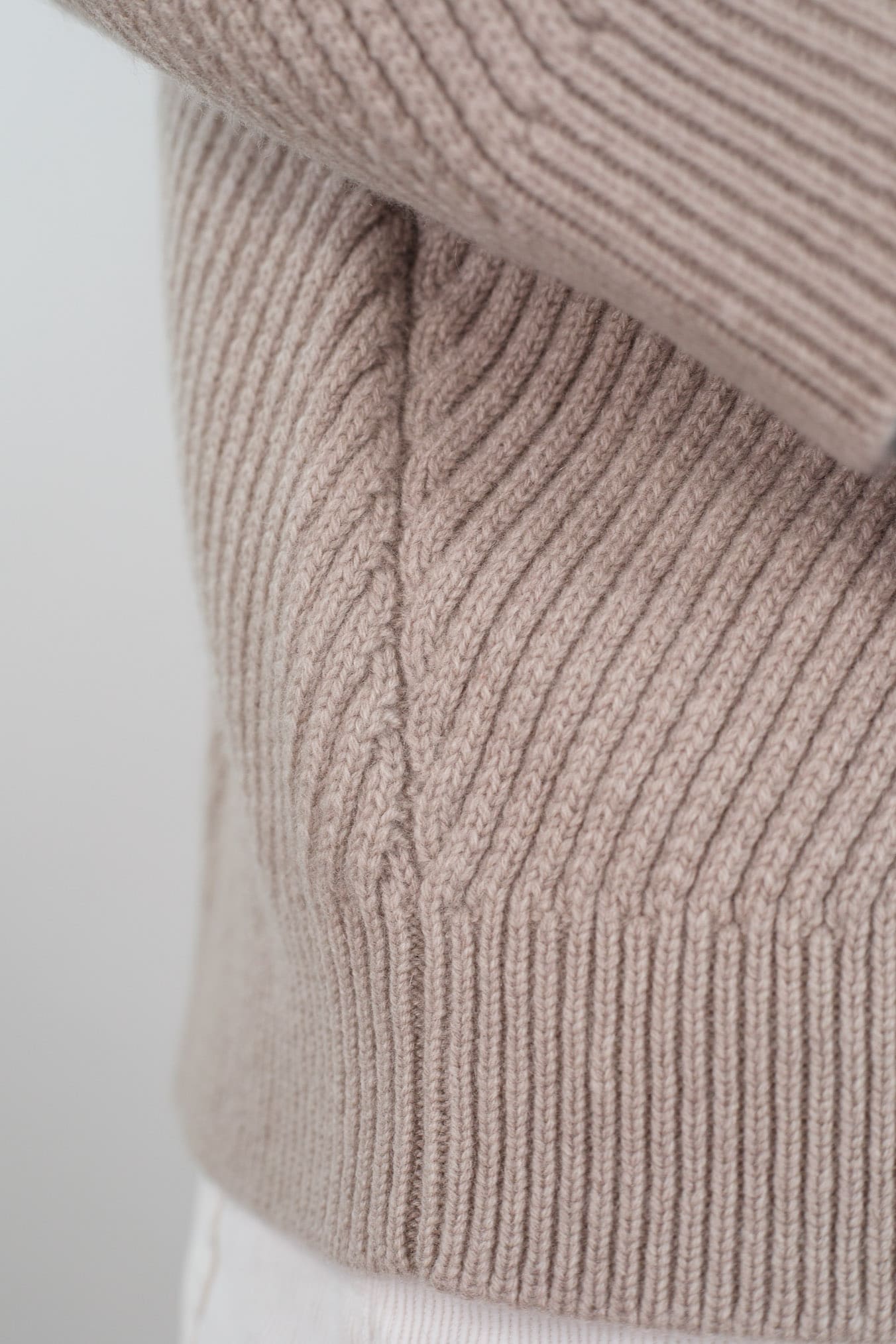 SVEVO PARMA Cardigan Sciallato Cashmere Beige