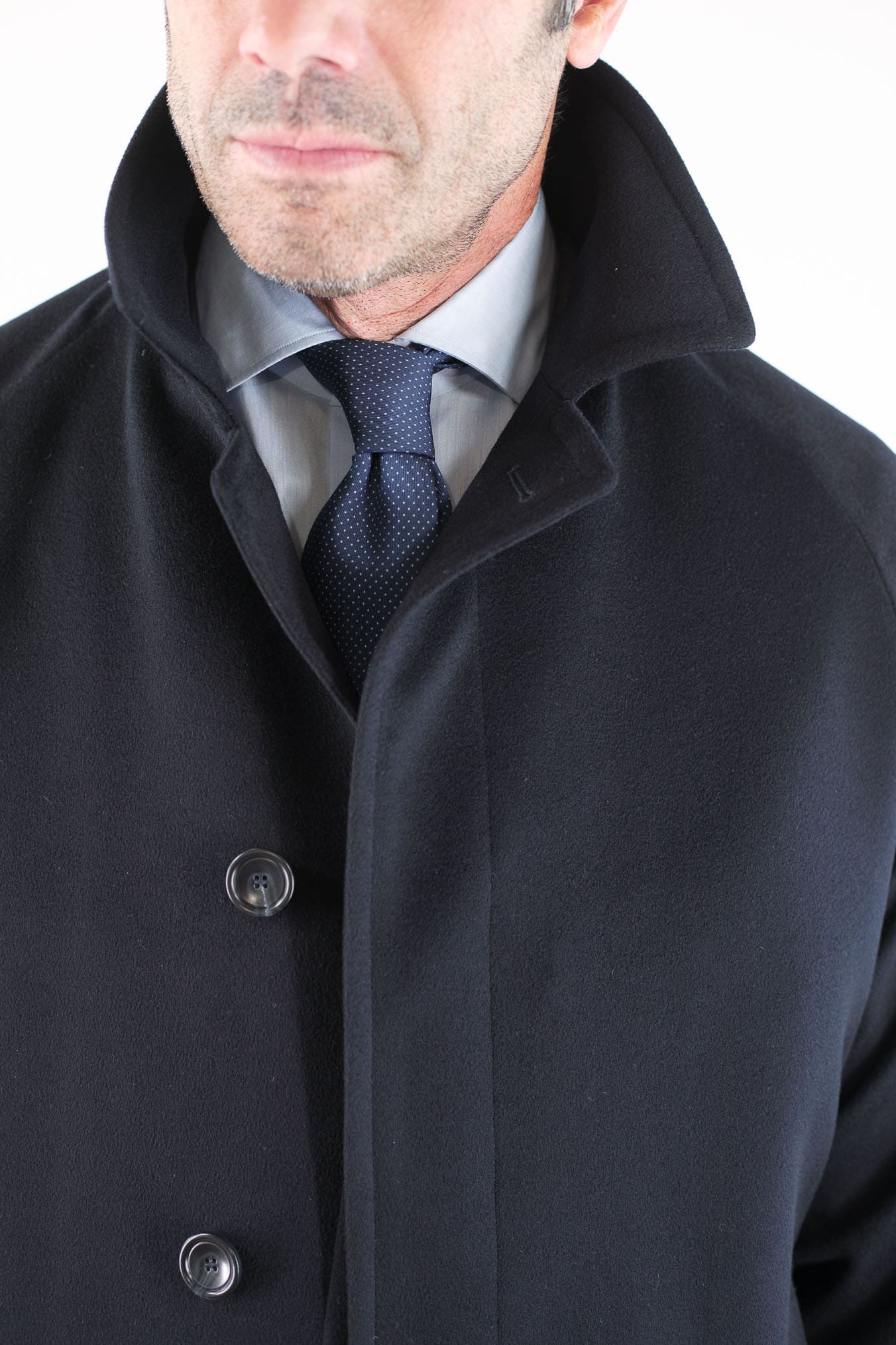 TAGLIATORE Cappotto Cashmere con Cintura Blu