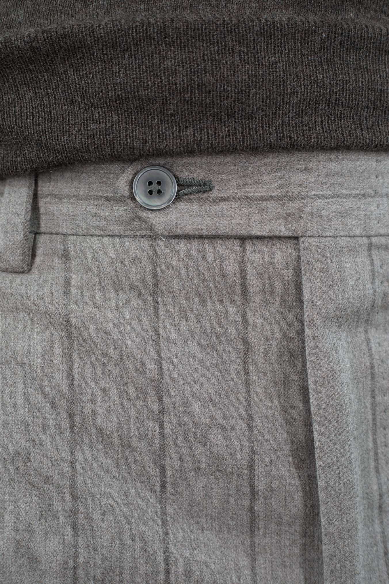 TOMBOLINI Abito Doppiopetto Gessato "Zero Gravity" Tortora