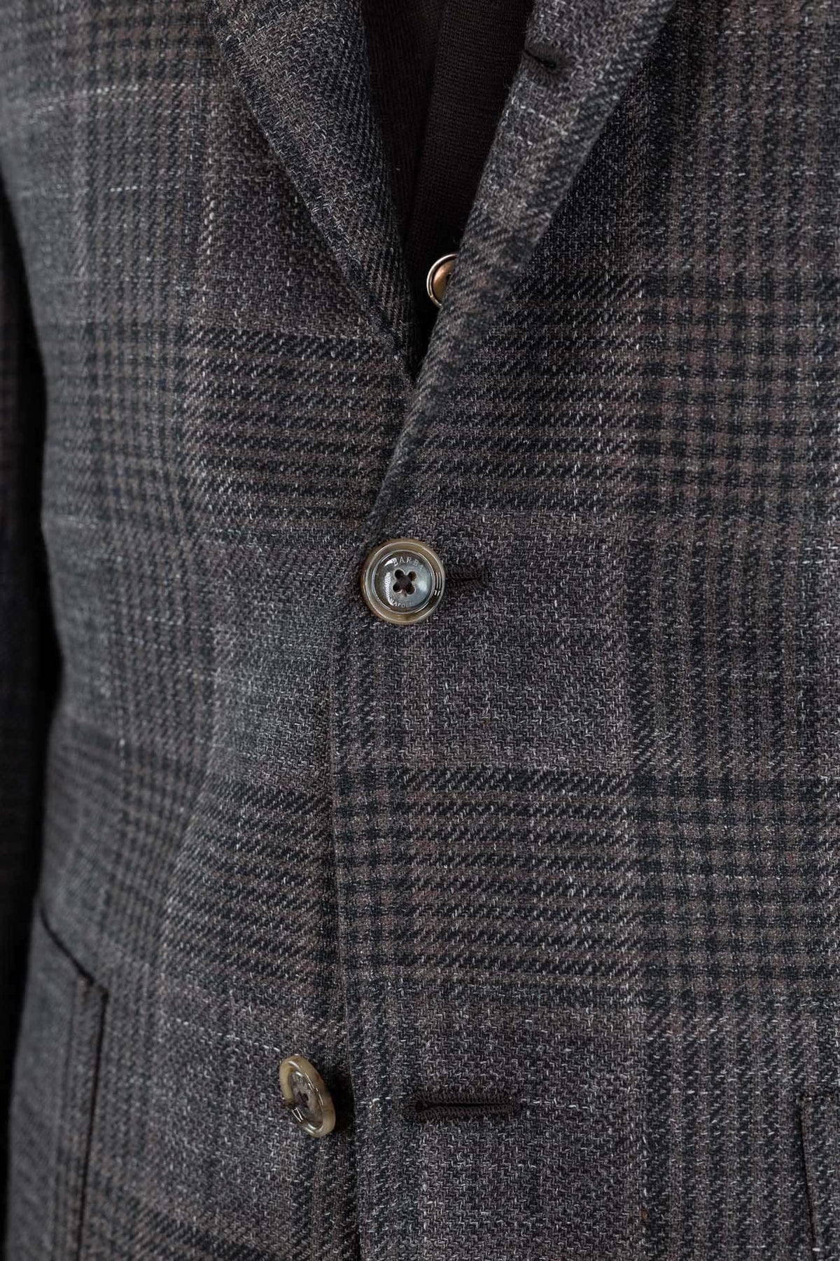 BARBA Giacca "Jimmy" Principe di Galles Marrone