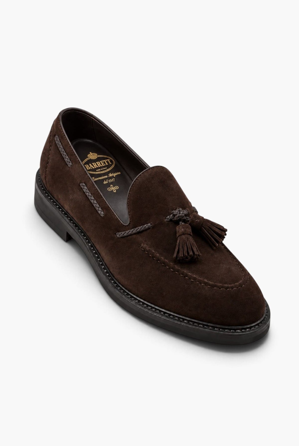 BARRETT Mocassini Suede Nappine Moro