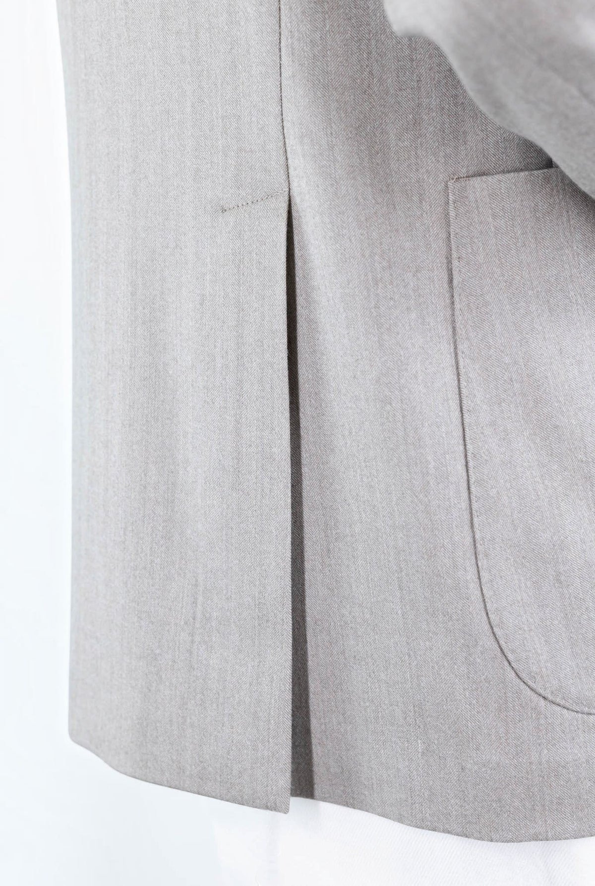 BOGLIOLI Giacca "K-Jacket" Spigata Lana Seta Beige
