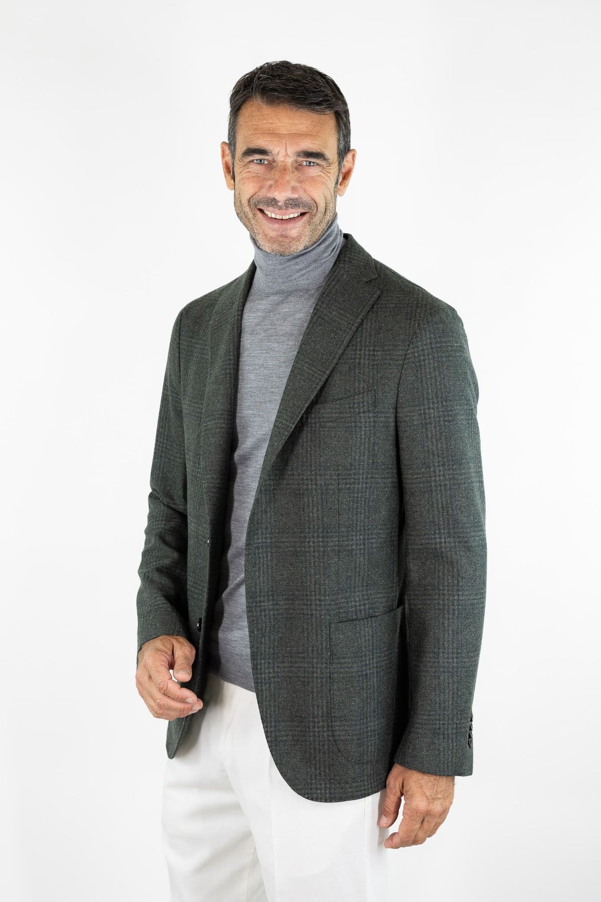 BOGLIOLI Giacca "K-Jacket" Principe di Galles Verde