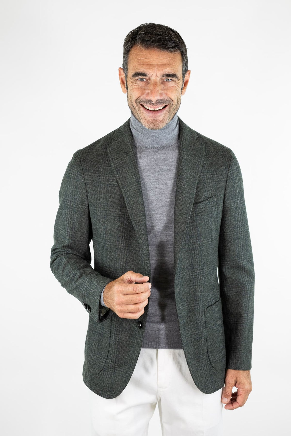 BOGLIOLI Giacca "K-Jacket" Principe di Galles Verde