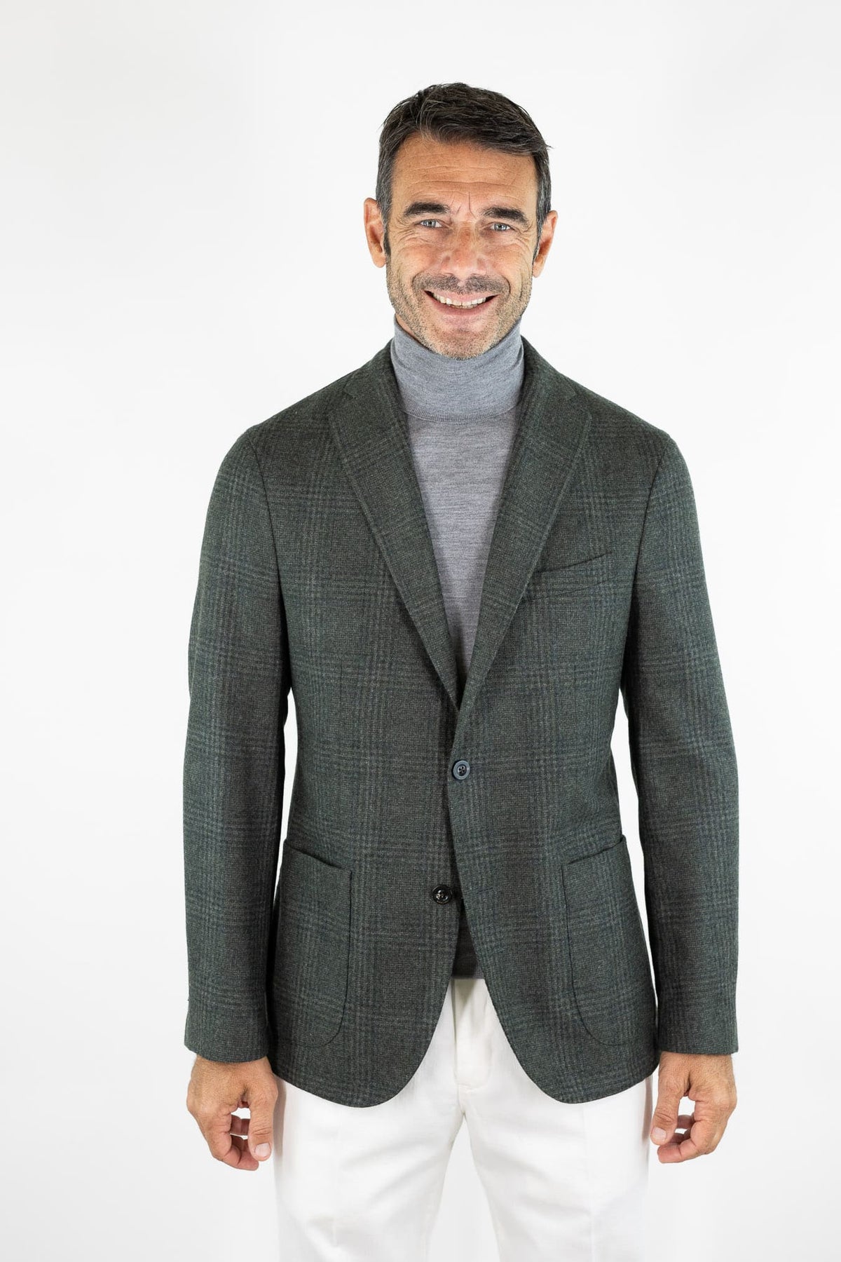 BOGLIOLI Giacca "K-Jacket" Principe di Galles Verde