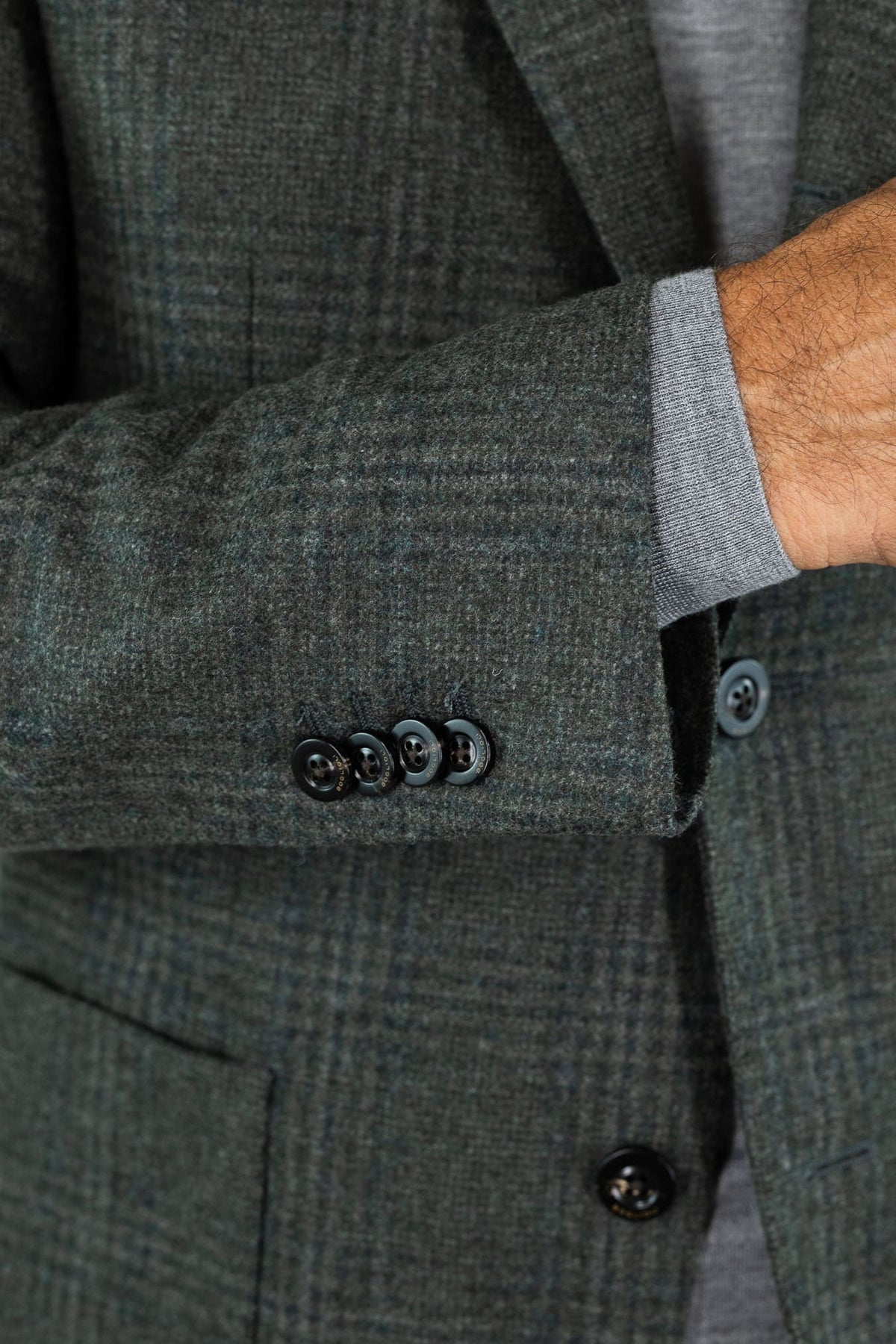 BOGLIOLI Giacca "K-Jacket" Principe di Galles Verde