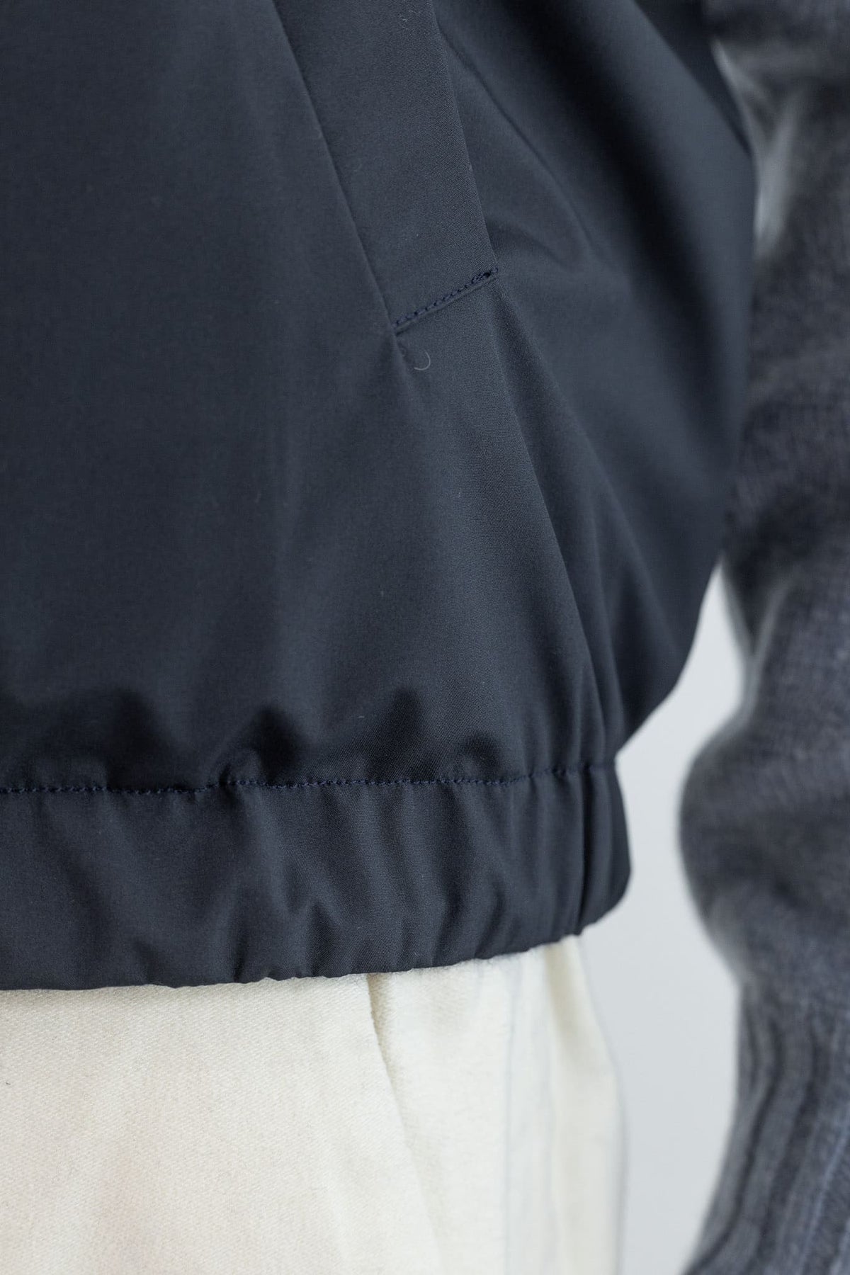 BRAMANI Gilet Light Microfibra Cashmere Blu
