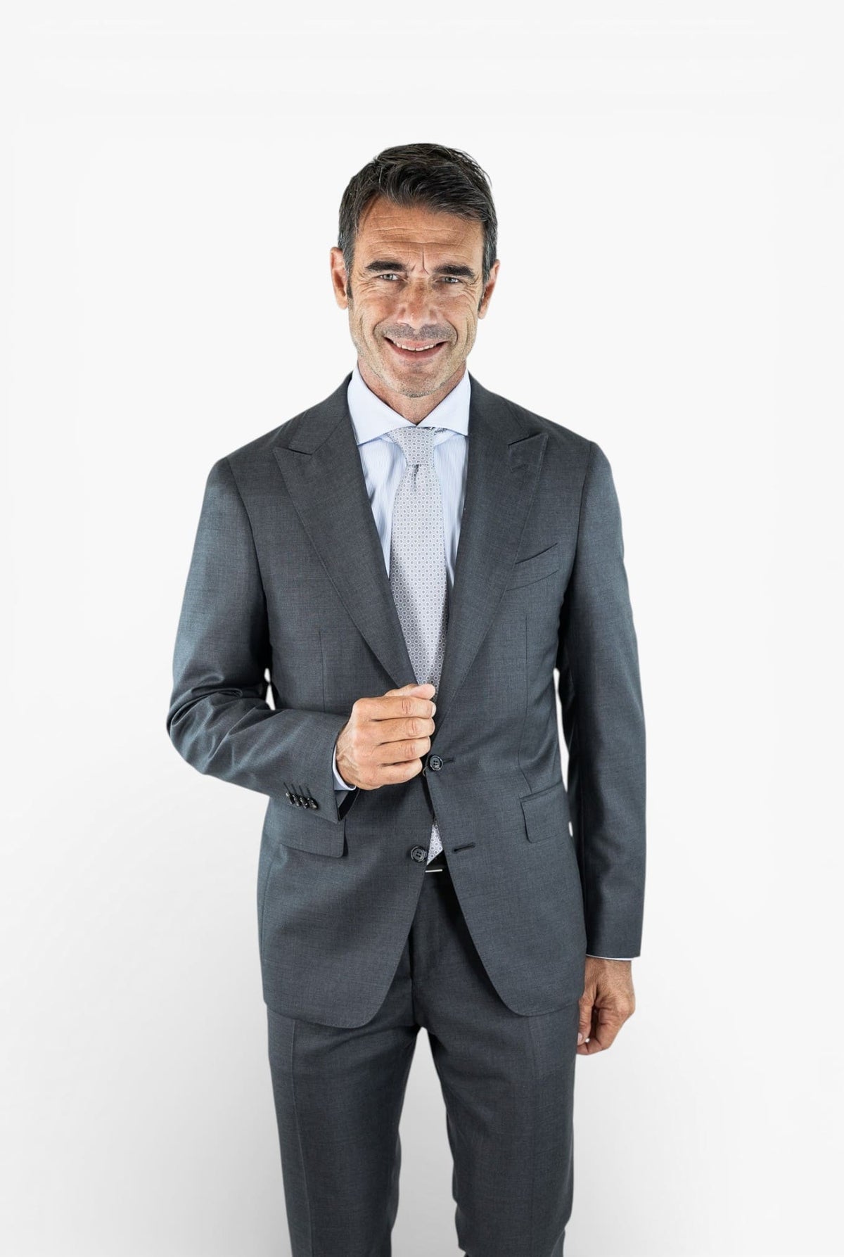 CANALI Abito Lana Super 130's Grigio
