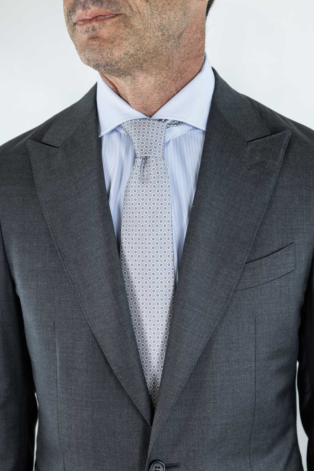 CANALI Abito Lana Super 130's Grigio