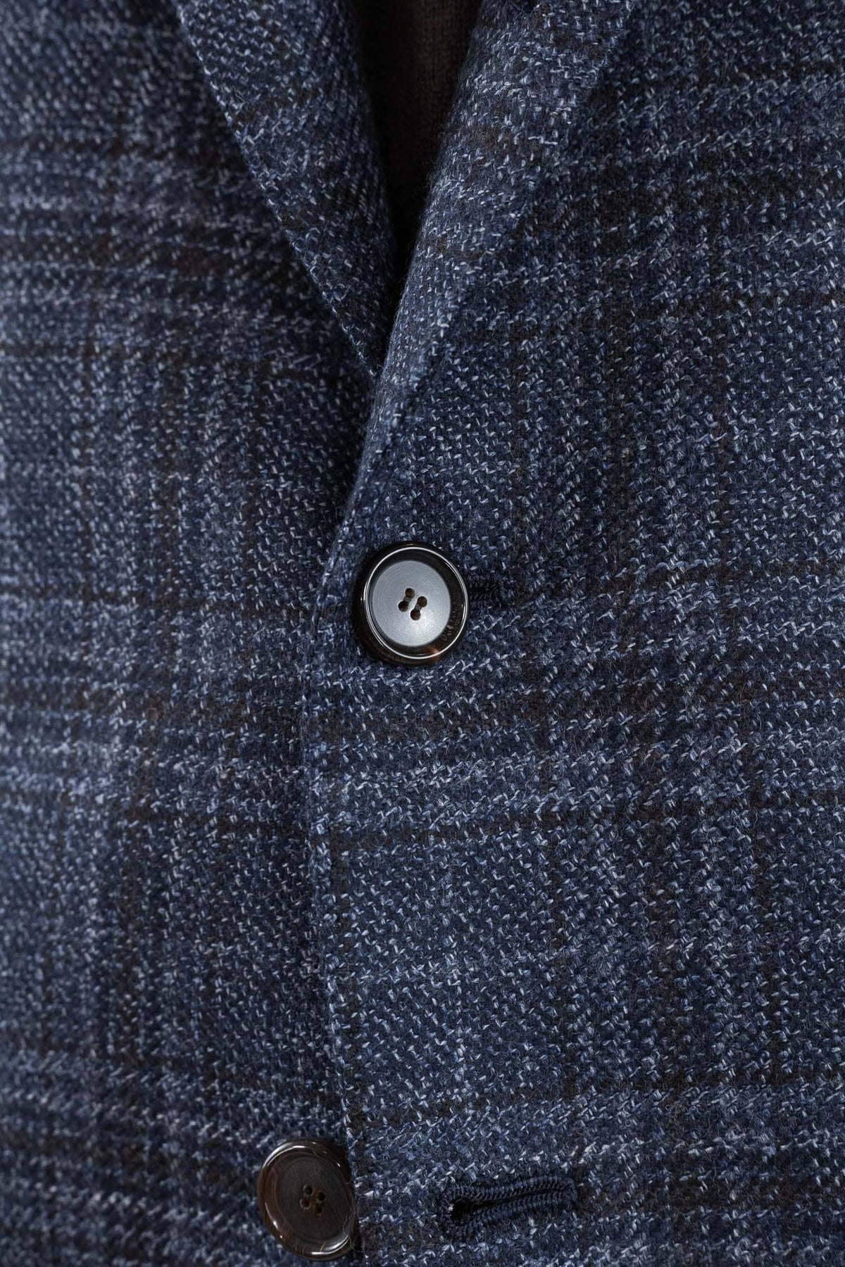CESARE ATTOLINI Giacca Check Blu Moro Cesare Attolini