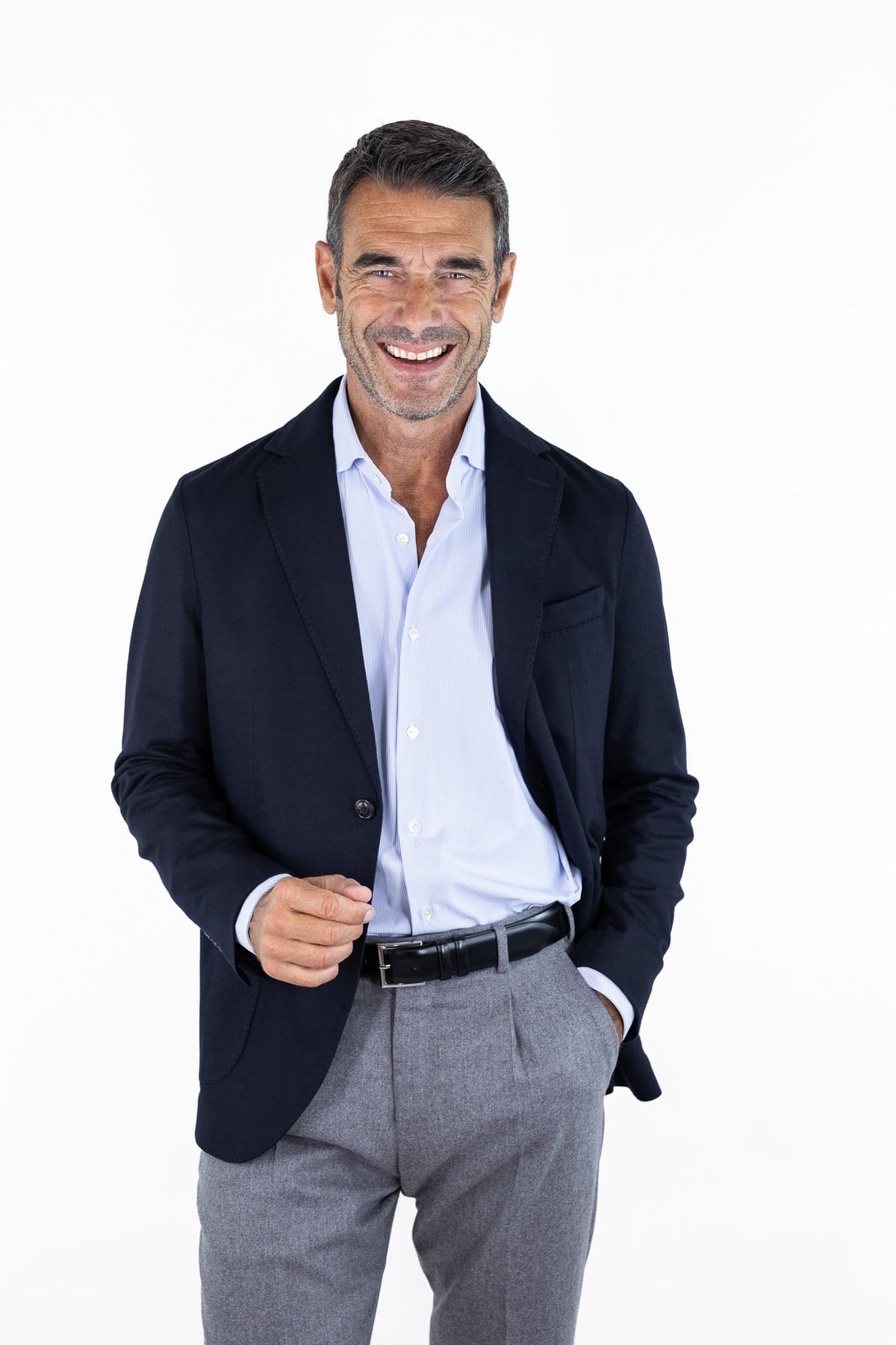 CIRCOLO 1901 Giacca Monopetto Lana Cashmere Blu Notte