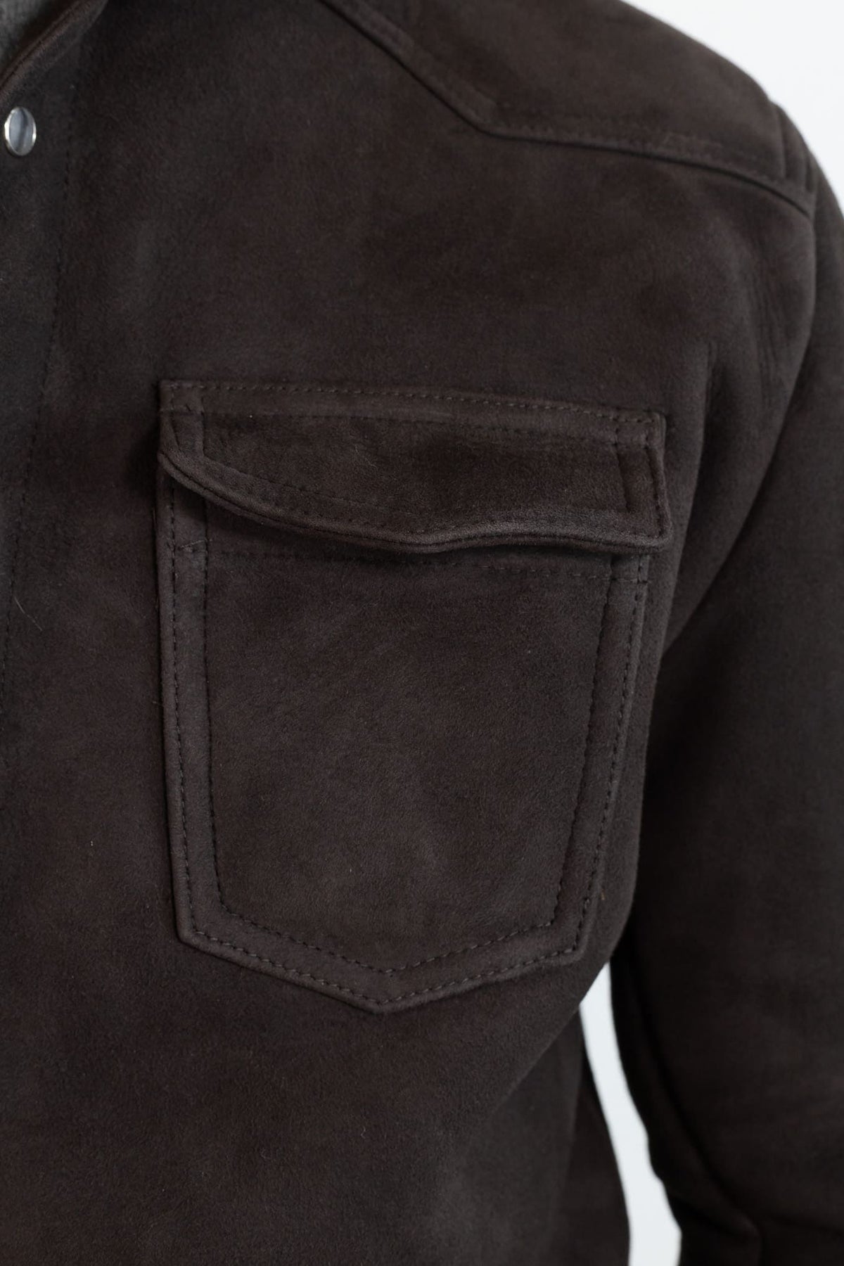 CONTRASTWAY Shearling Lacon "Eastwood" Testa di Moro