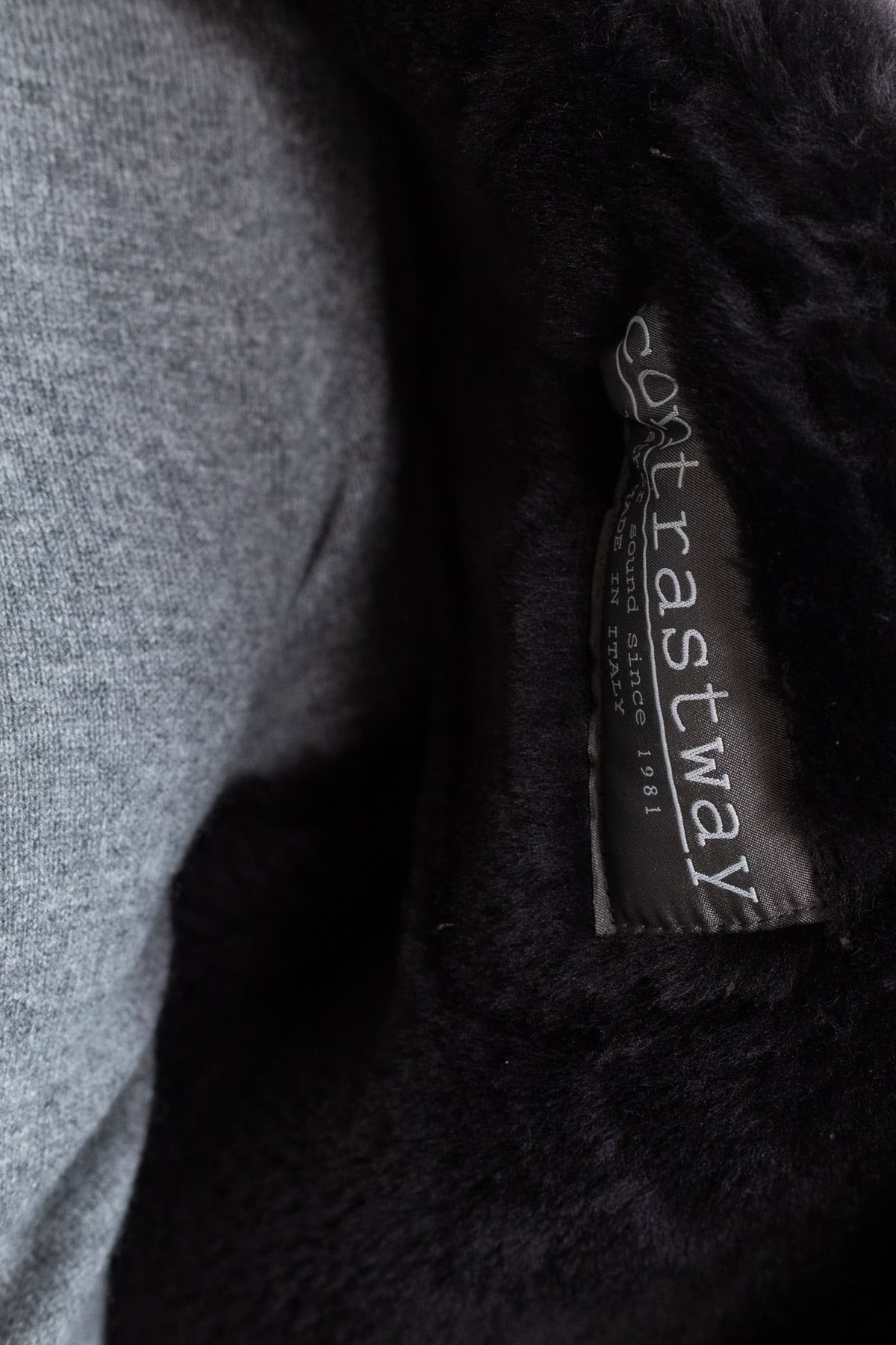 CONTRASTWAY Shearling Lacon "Eastwood" Testa di Moro