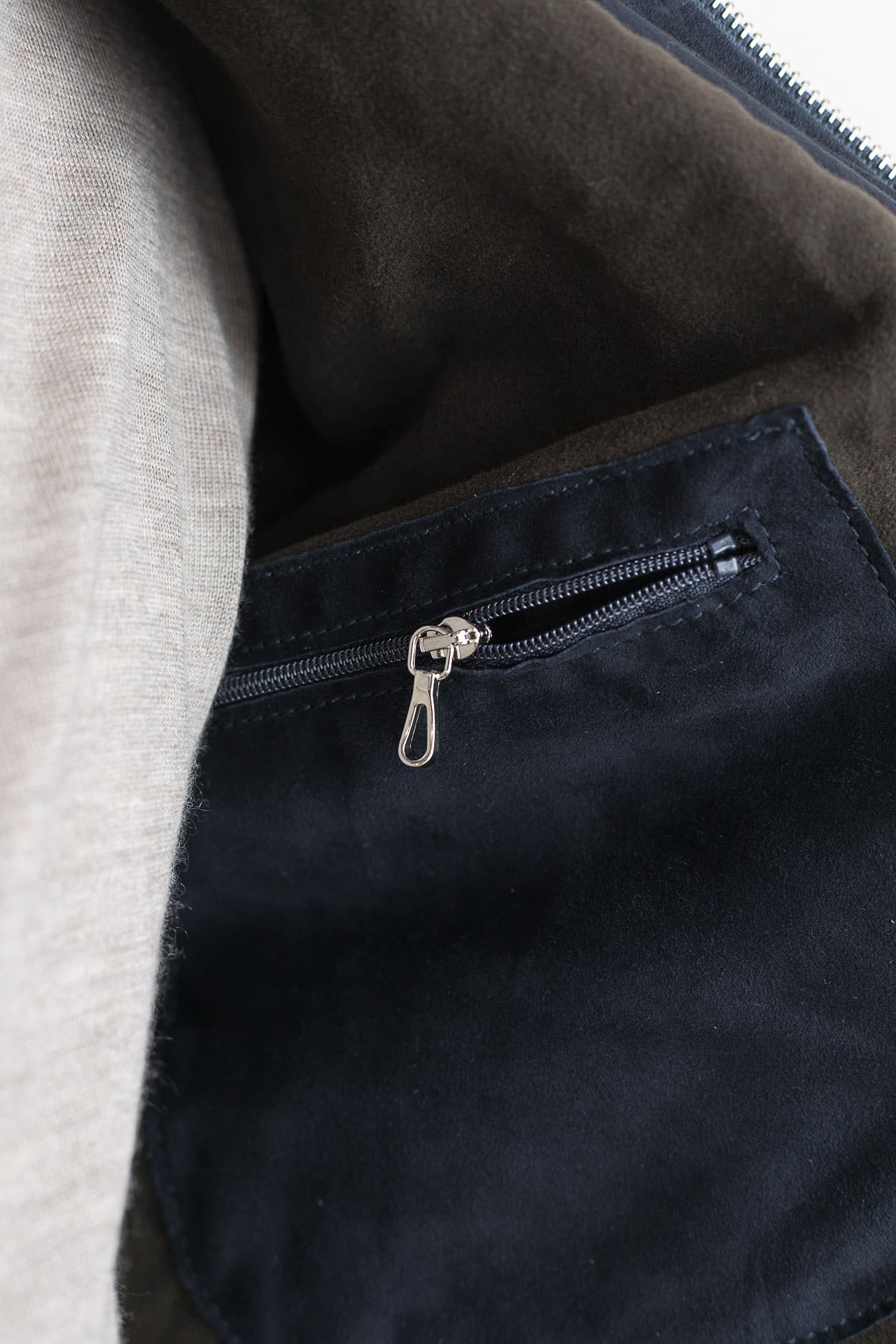 CONTRASTWAY Giubbino Suede Blu