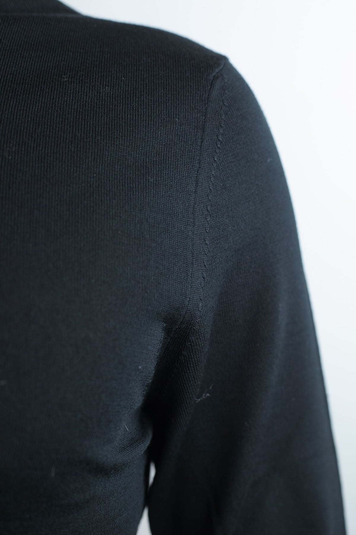 DRUMOHR Girocollo Merinos 140's Extrafine Nero