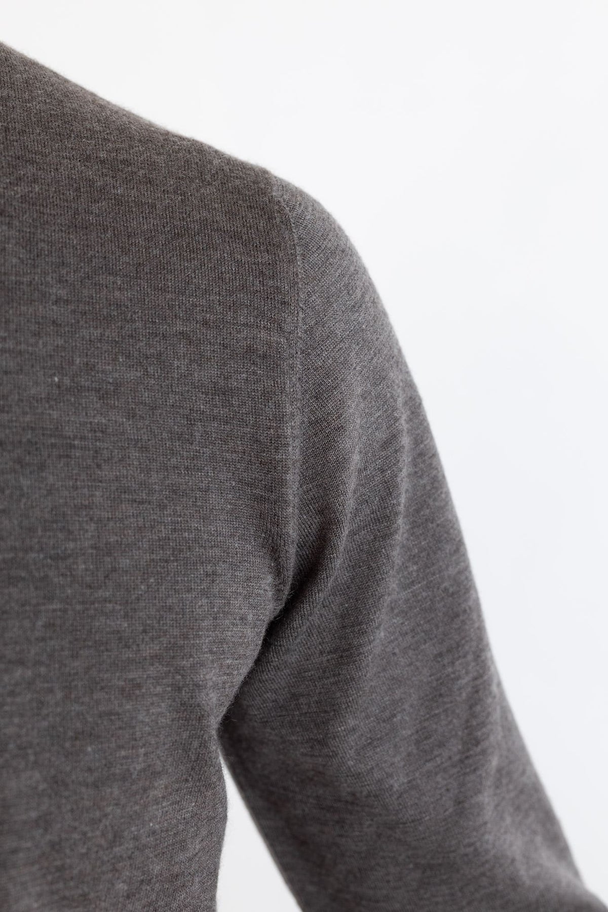 FIORONI Girocollo Cashmere Ultralight "Year Round" Tortora