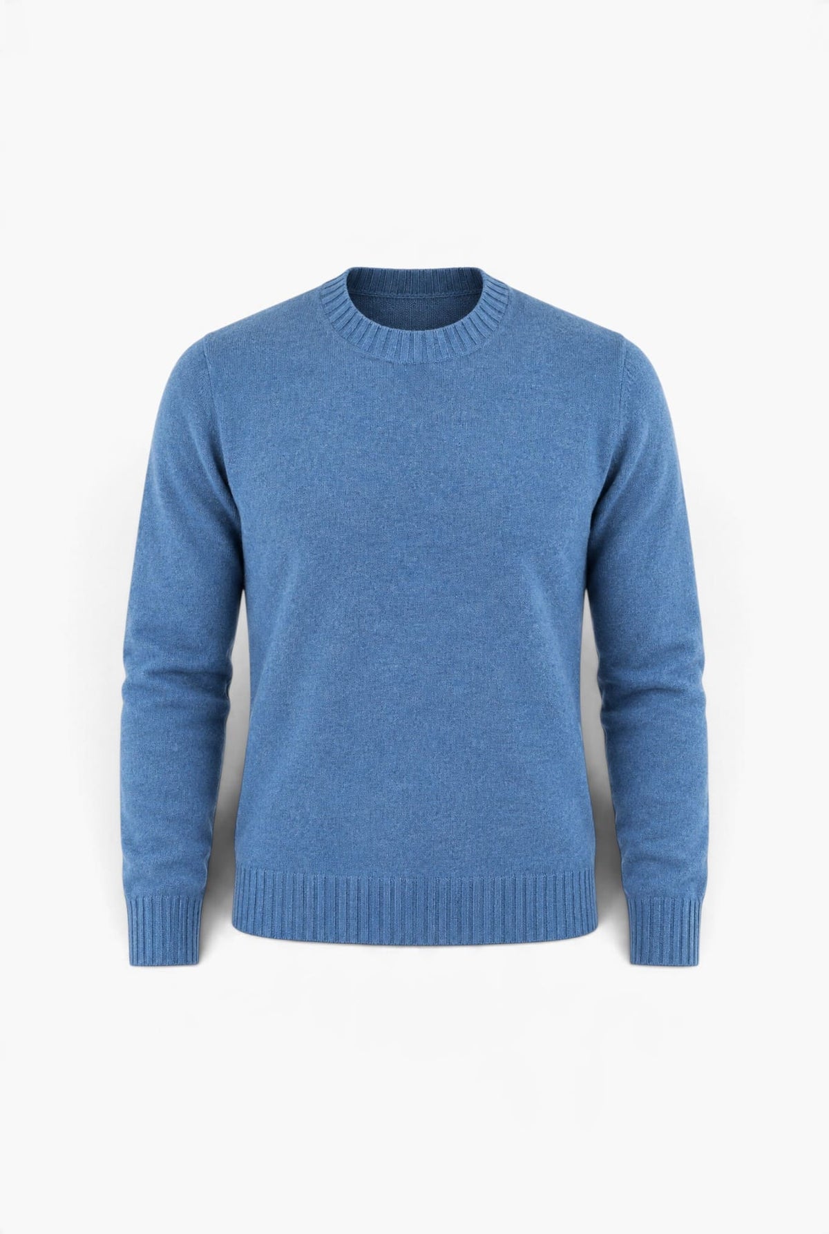 GUARINO Girocollo Cashmere Felted Azzurro