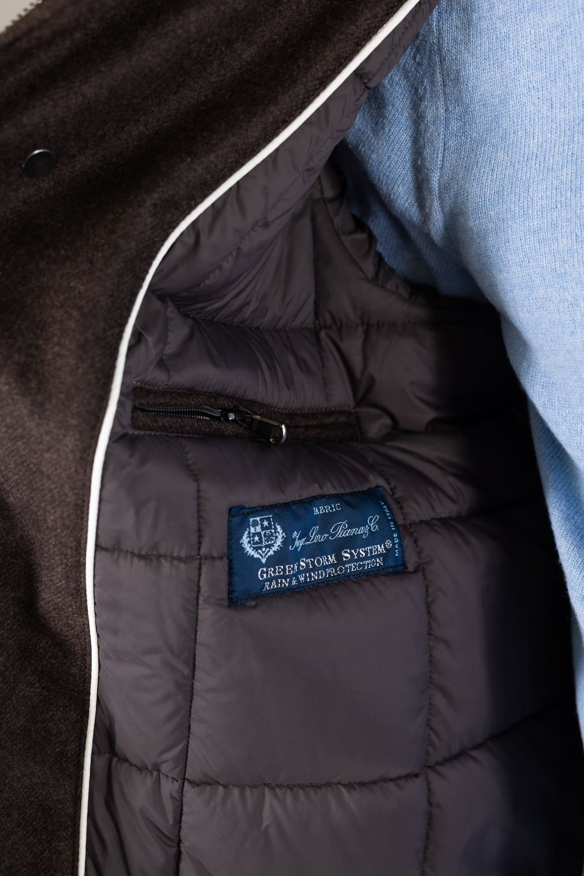 GUARINO Giaccone Lana Cashmere Testa Moro
