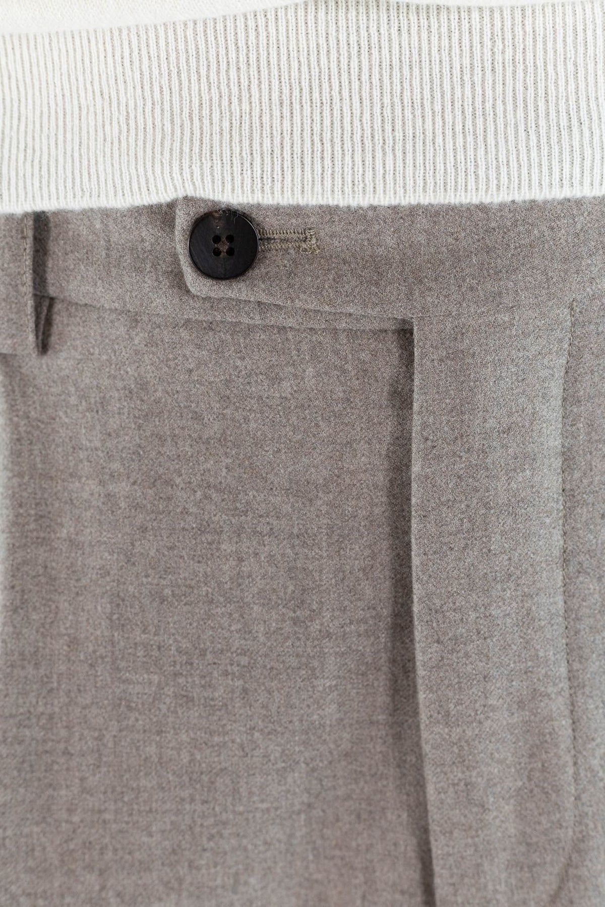 GUARINO Pantaloni Tessuto Jersely® Loro Piana Taupe