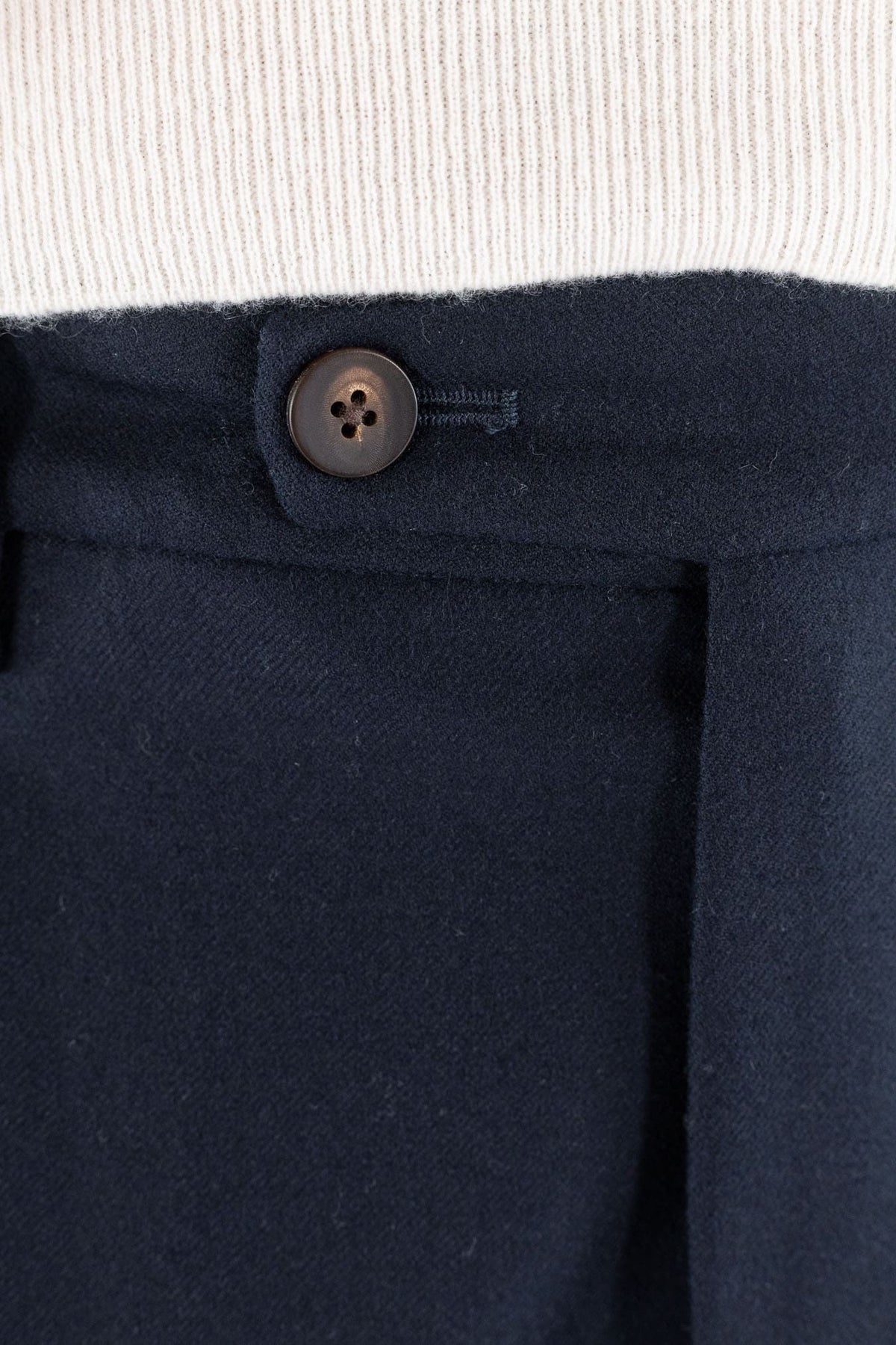 GUARINO Pantaloni Tessuto Jersely® Loro Piana Blu