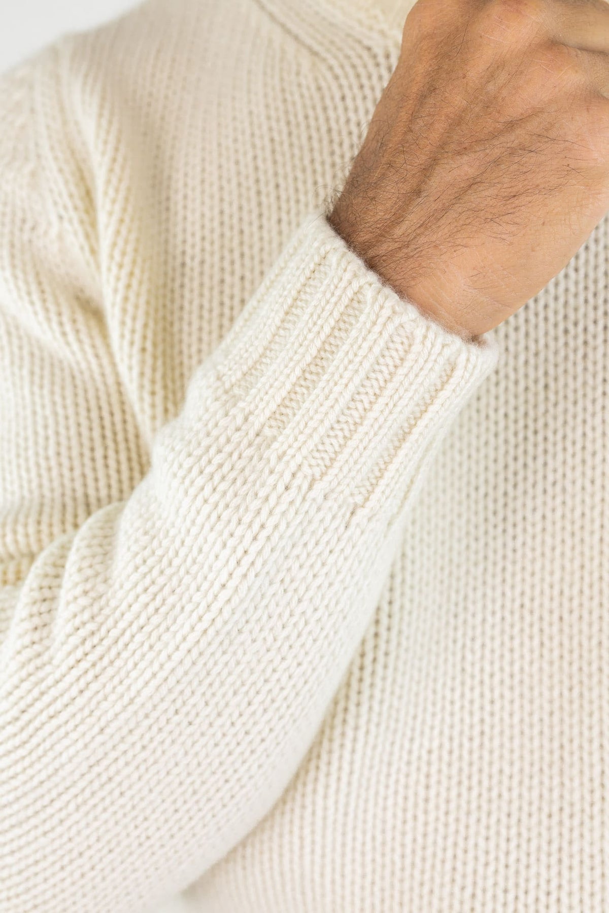 GUARINO Dolcevita Cashmere 6 Fili Bianco Panna