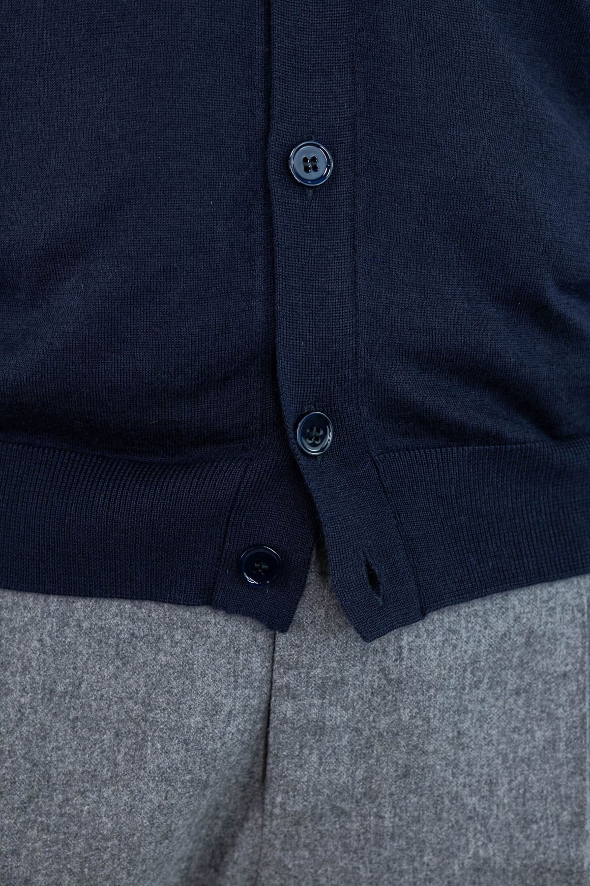 GUARINO Gilet Cashmere Bottoni Blu