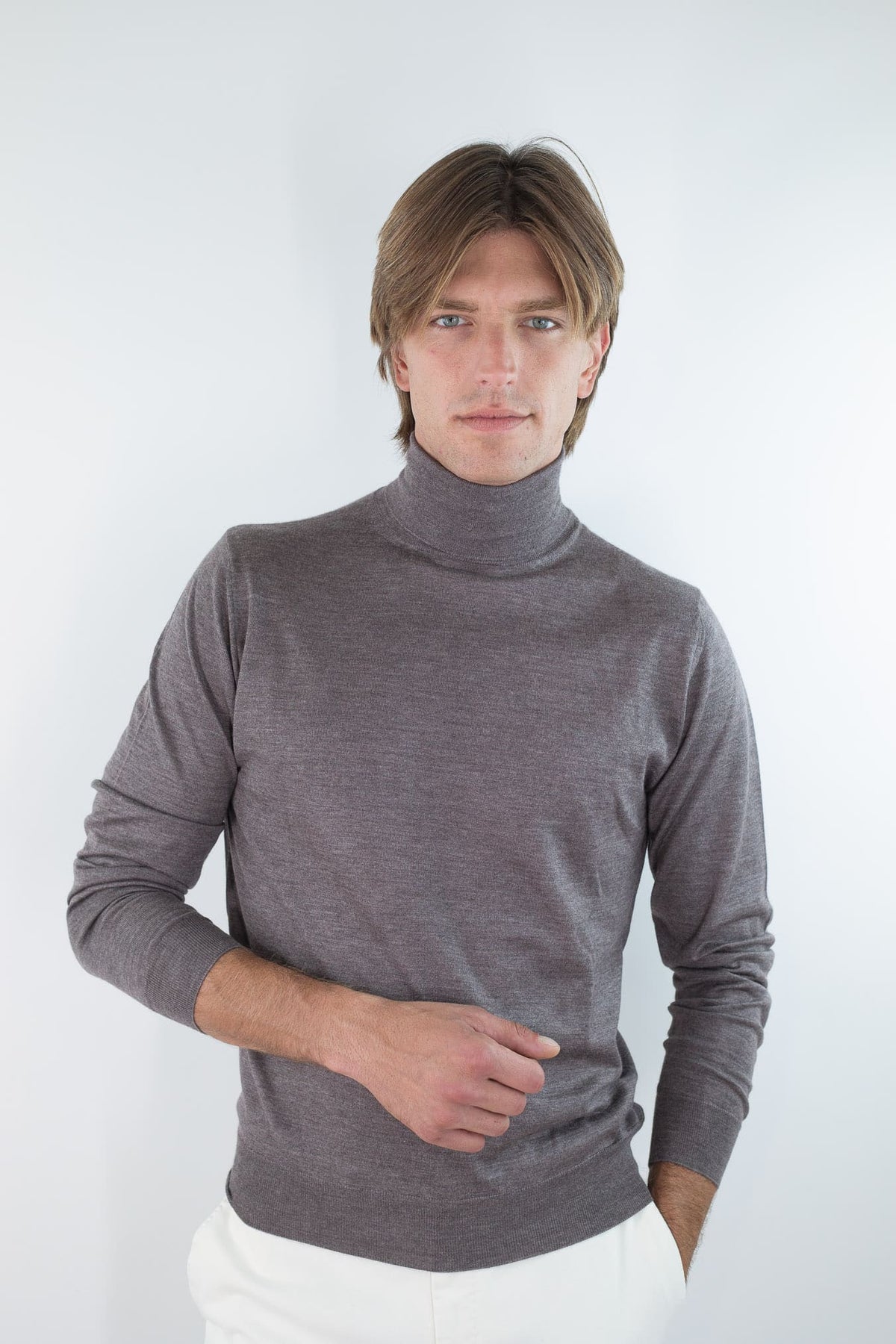 GUARINO Dolcevita Cashmere e Seta Superlight Noce