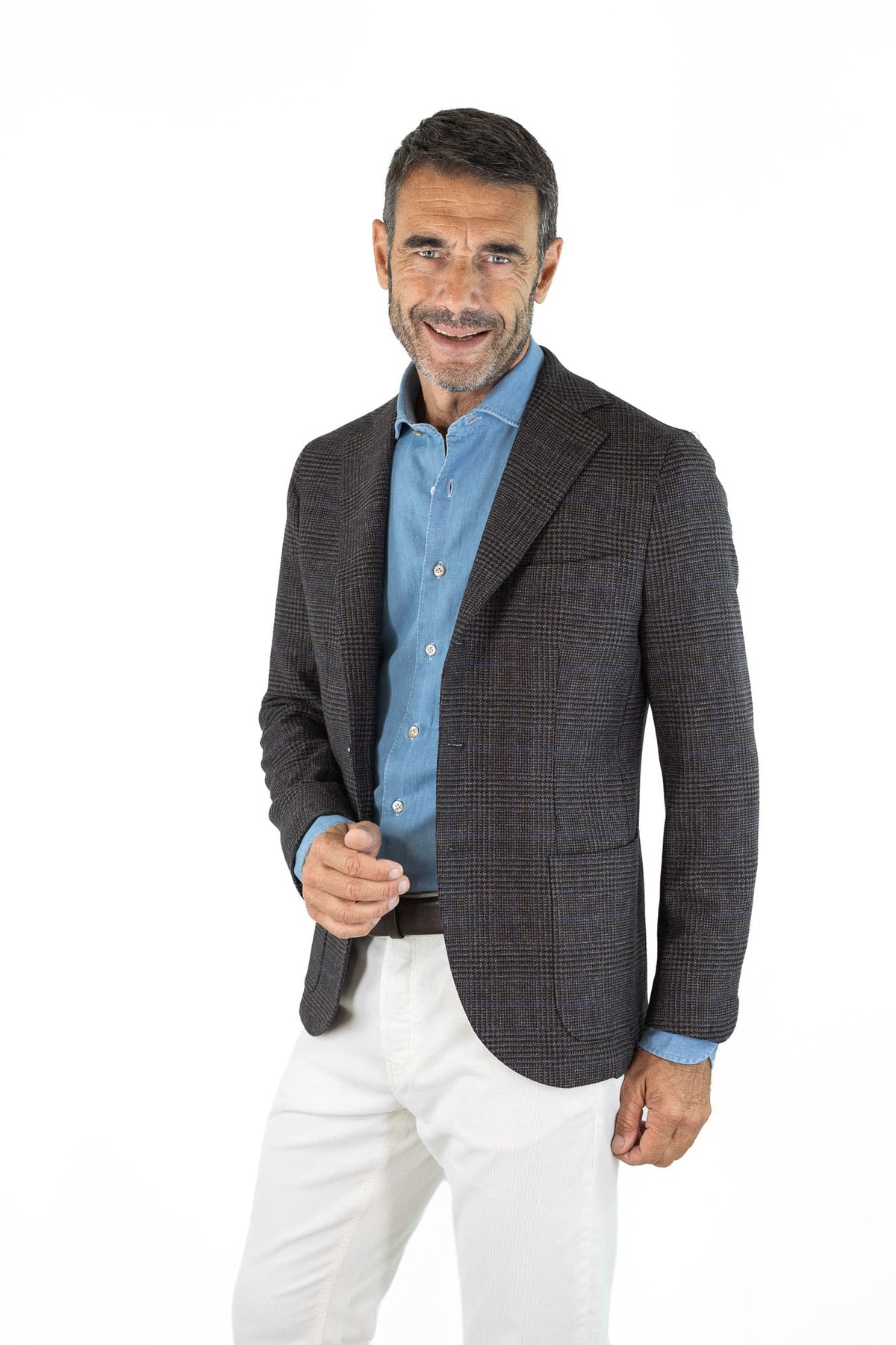 GUARINO Giacca Principe di Galles Testa Moro