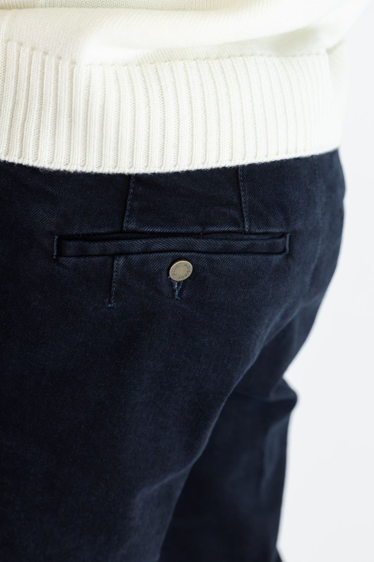 INCOTEX Pantaloni Jeans Sartoriali Denim Blu Scuro