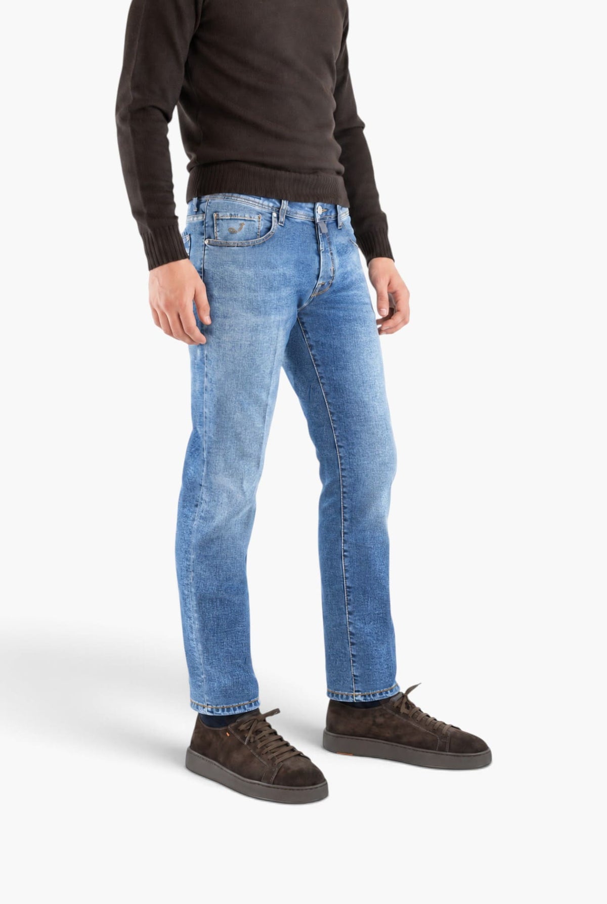 JACOB COHEN Jeans "Scott" Carrot Denim Chiaro