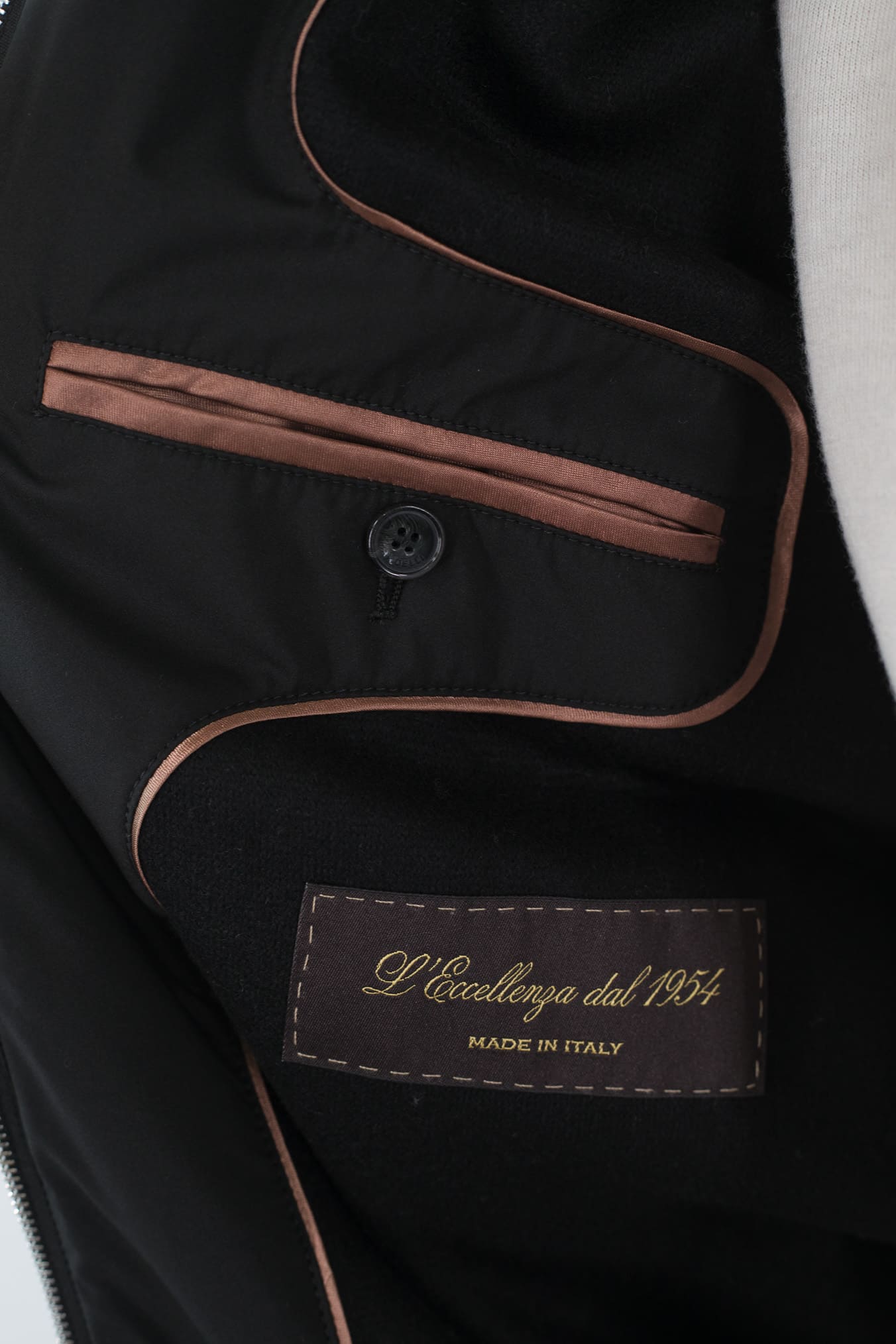 MANDELLI Giubbino Airstop Cashmere Loro Piana Nero