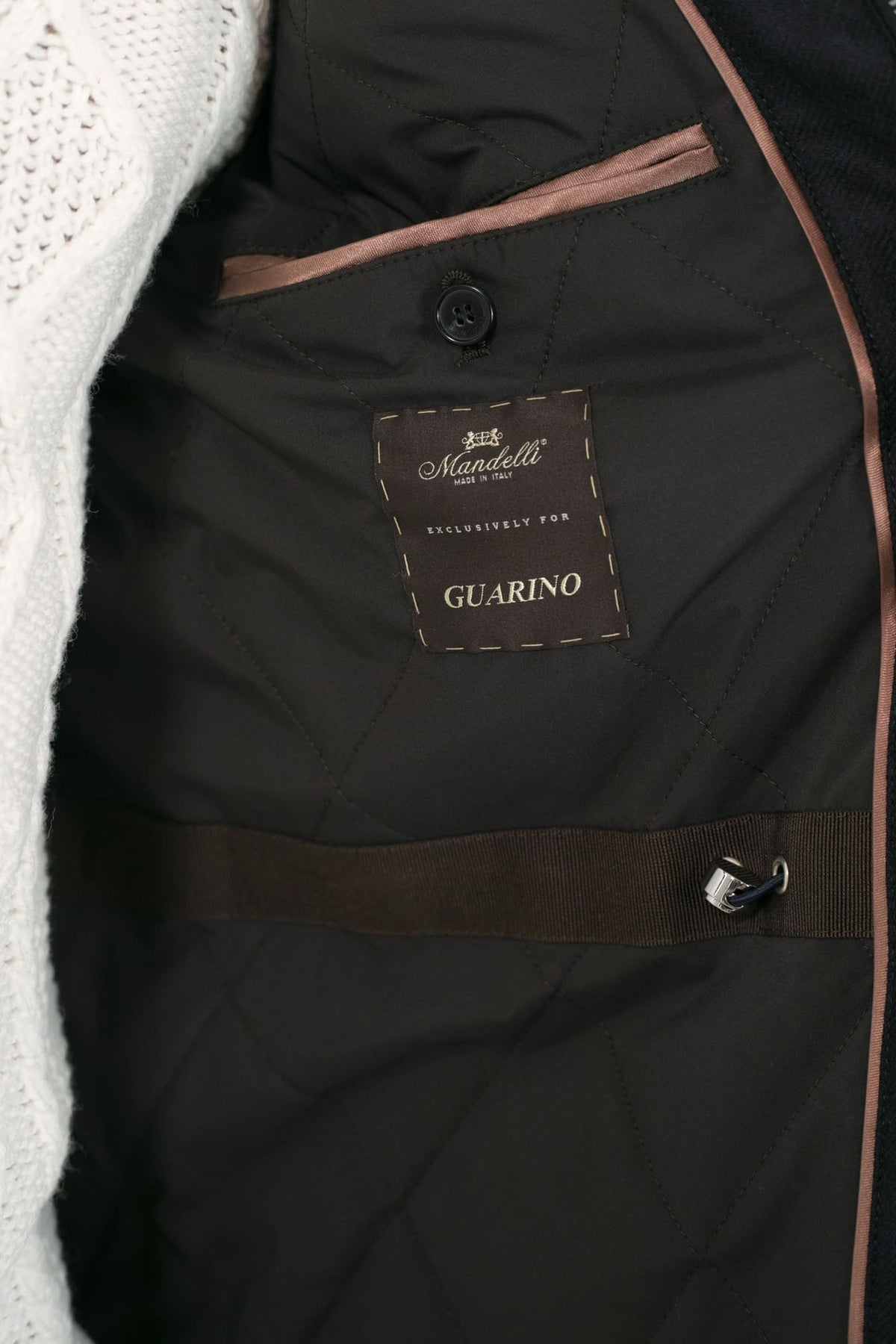 MANDELLI Field Jacket Storm System Loro Piana Blu