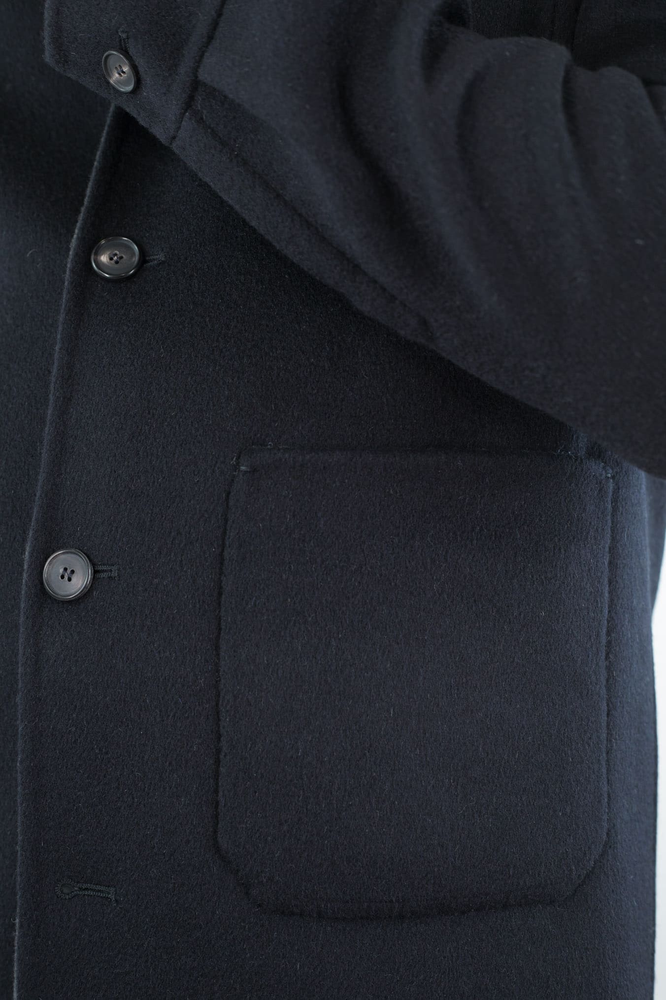 MANTO Giacca Sportiva Cashmere Double Blu Scuro