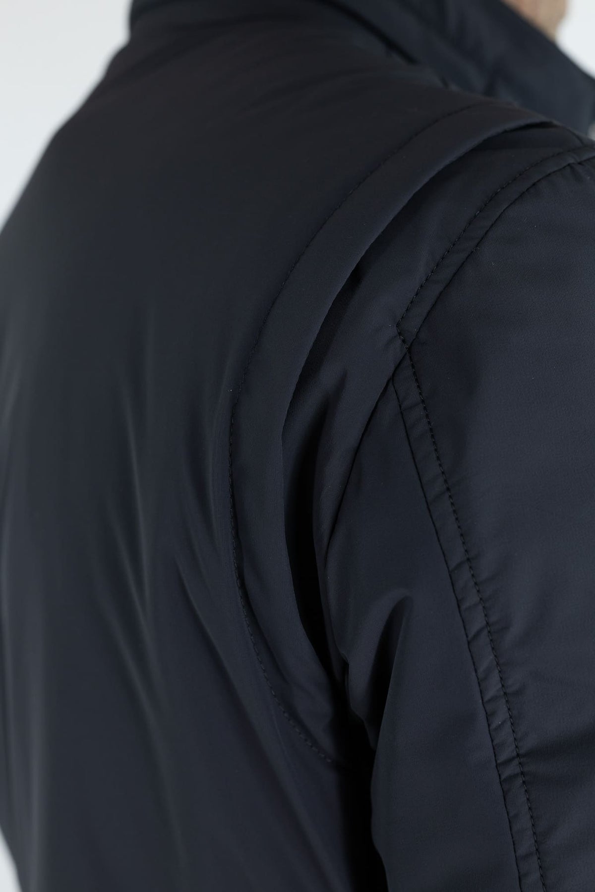 MANTO Field Jacket "Quattro" Tessuto Tecnico Blu
