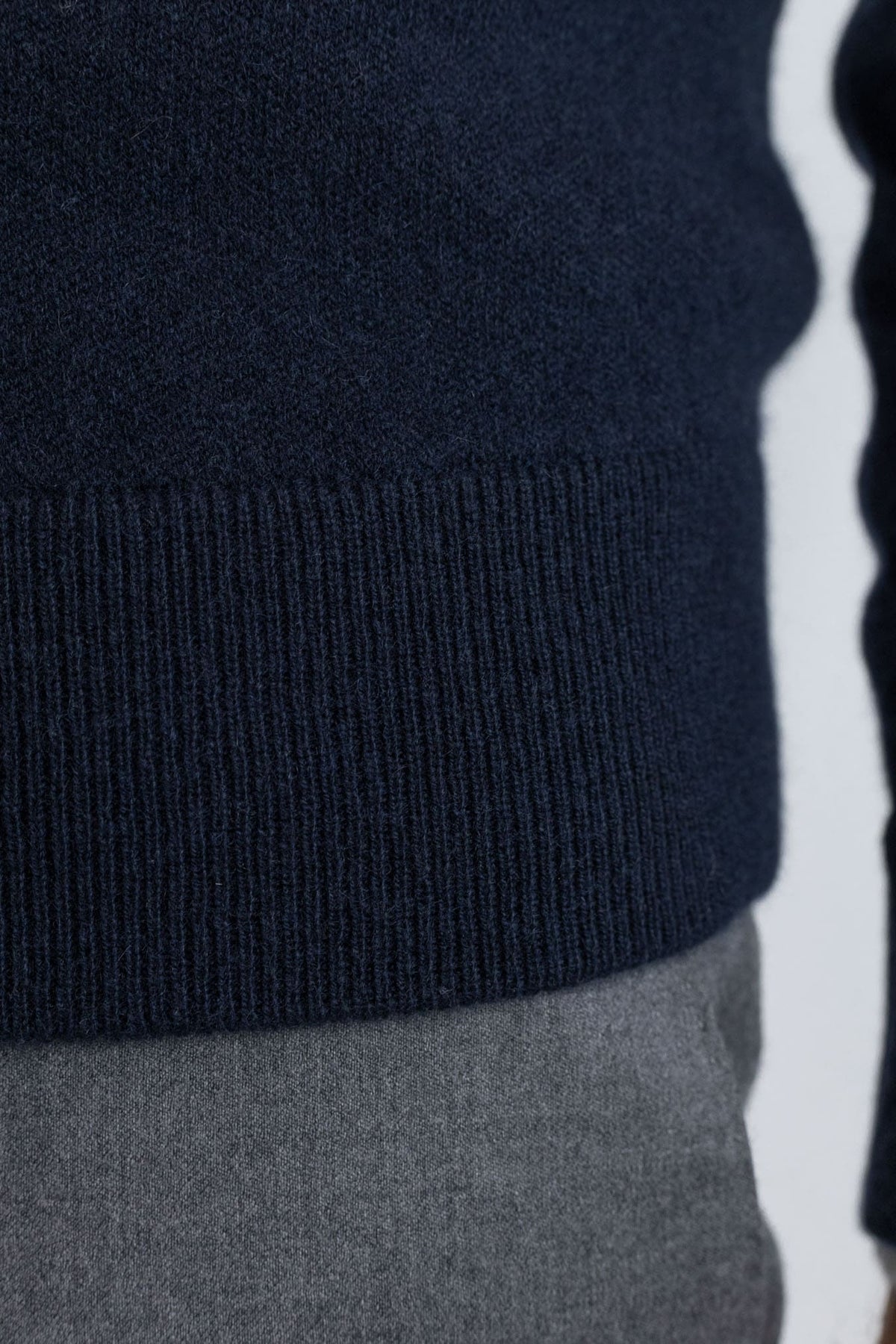 OTTAVIANI Overshirt Cashmere Interlock Blu Scuro