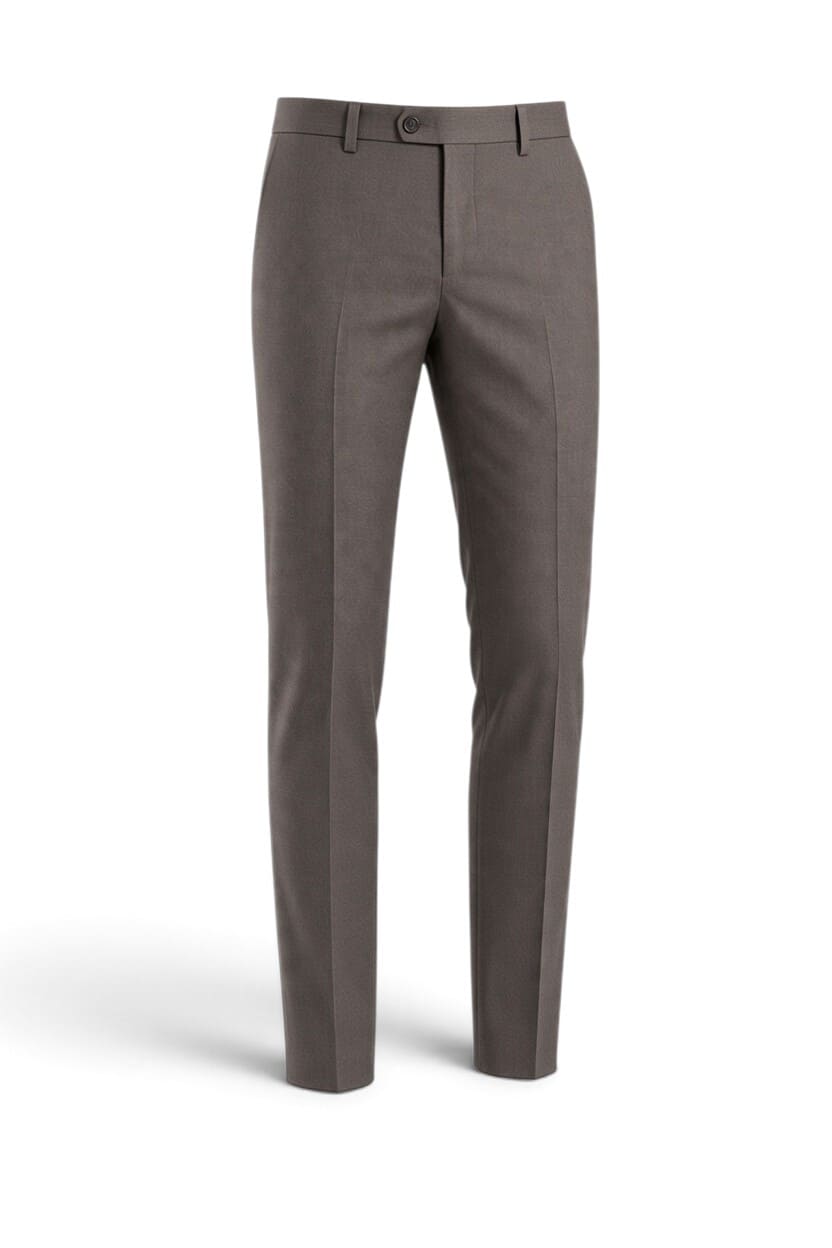 PT Pantaloni Flanella Lana Tortora