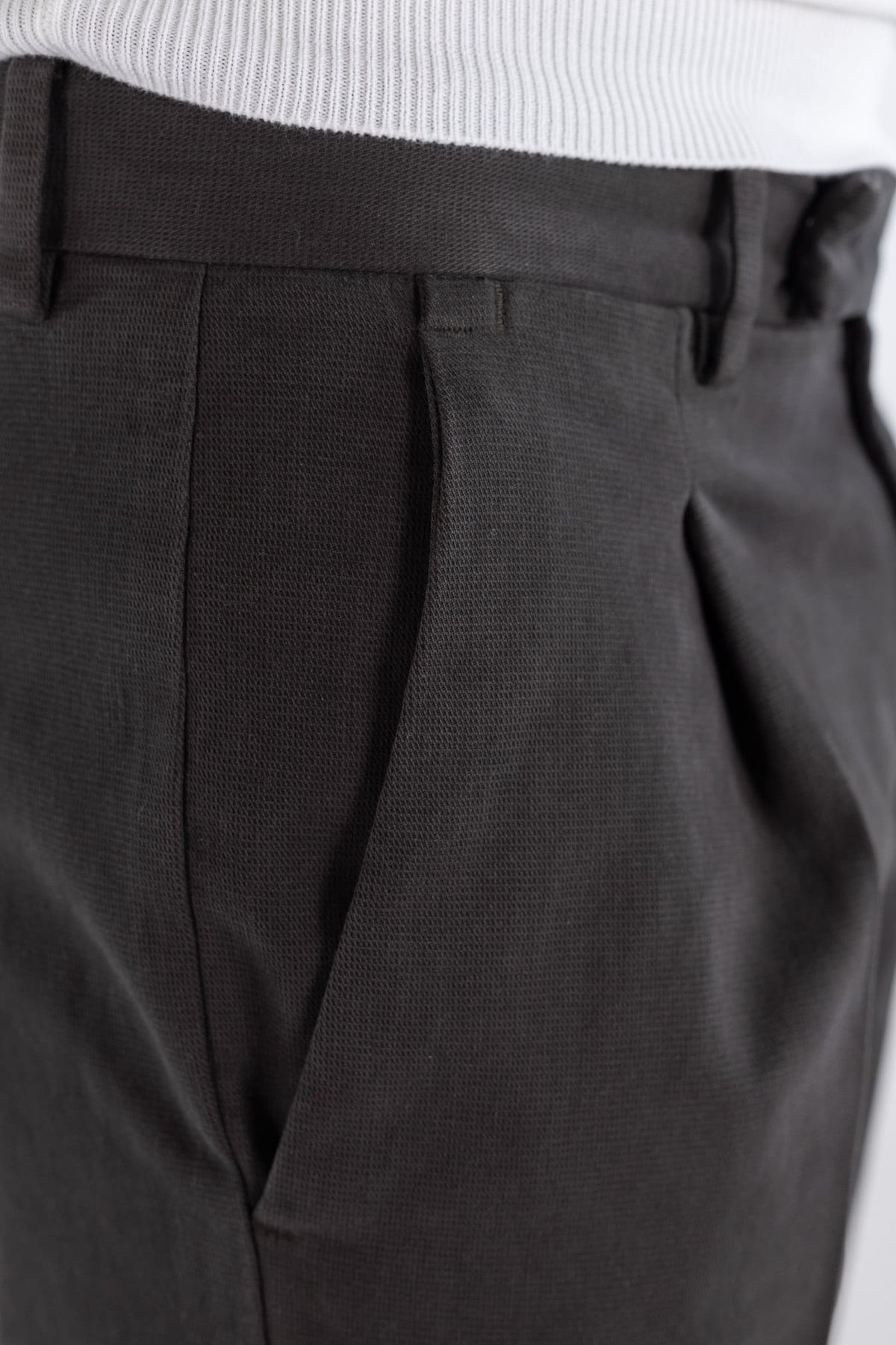 PT Pantaloni "Edge" Rebel Fit Cotone Moro