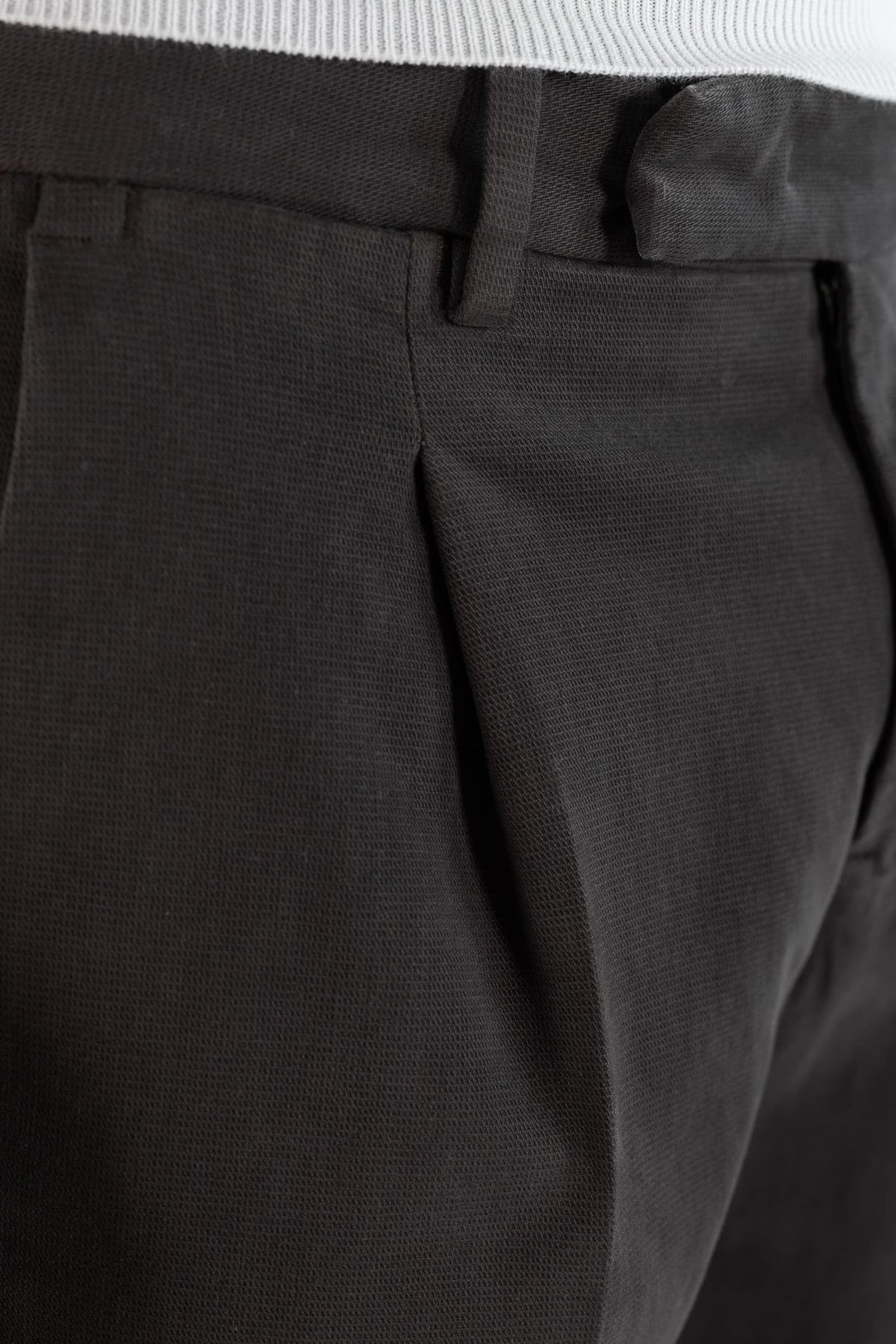 PT Pantaloni "Edge" Rebel Fit Cotone Moro